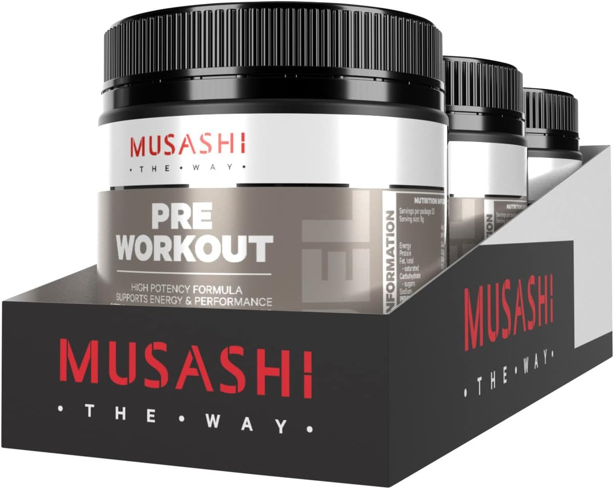 Musashi Tropical Punch Flavour Pre-Workout Blend 225 G image number 3