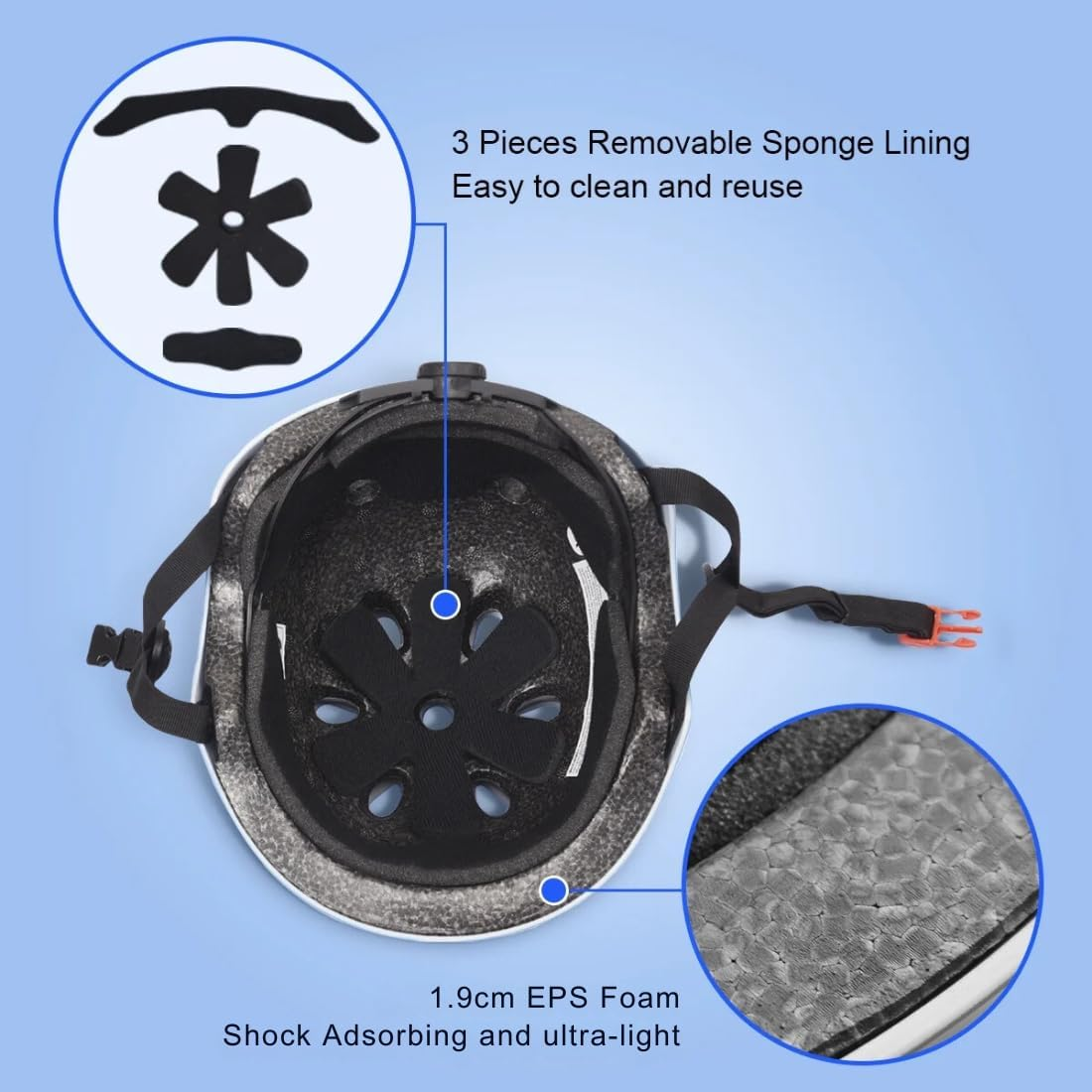 AHATECH Youth & Adult Bike Helmet - Lightweight Adjustable Helmet for Cycling, Skateboarding & Scooters, Multi-Sport Safety image number 3