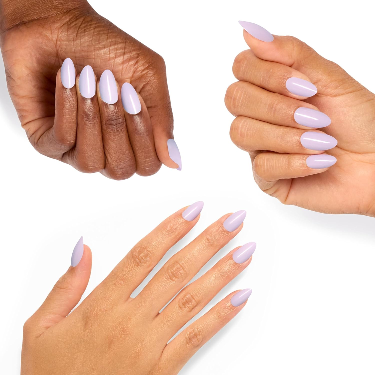 OPI Xpress/On Press on Nails, up to 14 Days of Wear, Gel-Like Salon Manicure, Reusable, Vegan, Sustainable Packaging, with Nail Glue, Polly Want a Lacquer? image number 4