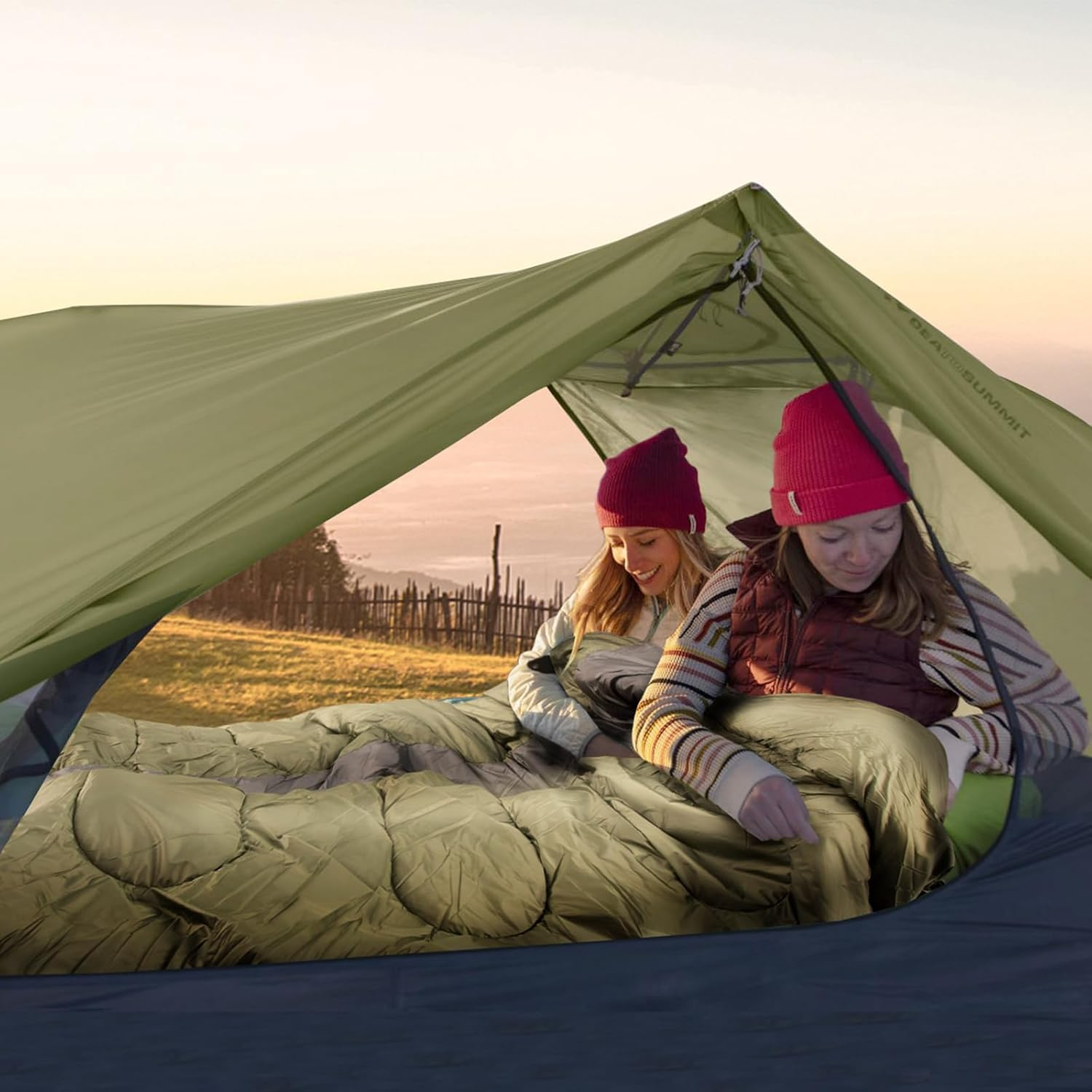 Night Cat Camping Sleeping Bag for Adults Portable Lightweight Backpacking Hiking Traveling Indoor Outdoor Temperature 5-15℃ Switch to a Quilt or Blanket image number 2