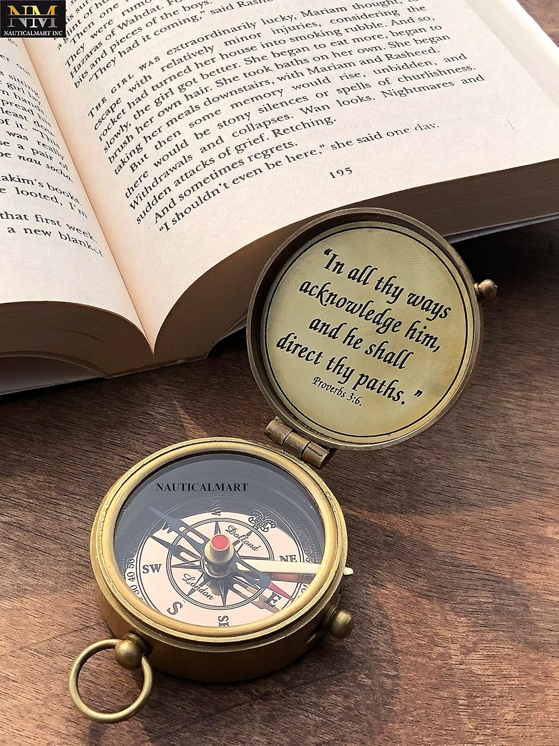 Camping Compass Engraved with &ldquo;So You Can Always Find Your Way Back Home&rdquo;, Gift Compass for Christmas, Birthday, Anniversary, Black Friday, New Year, Occasional image number 1