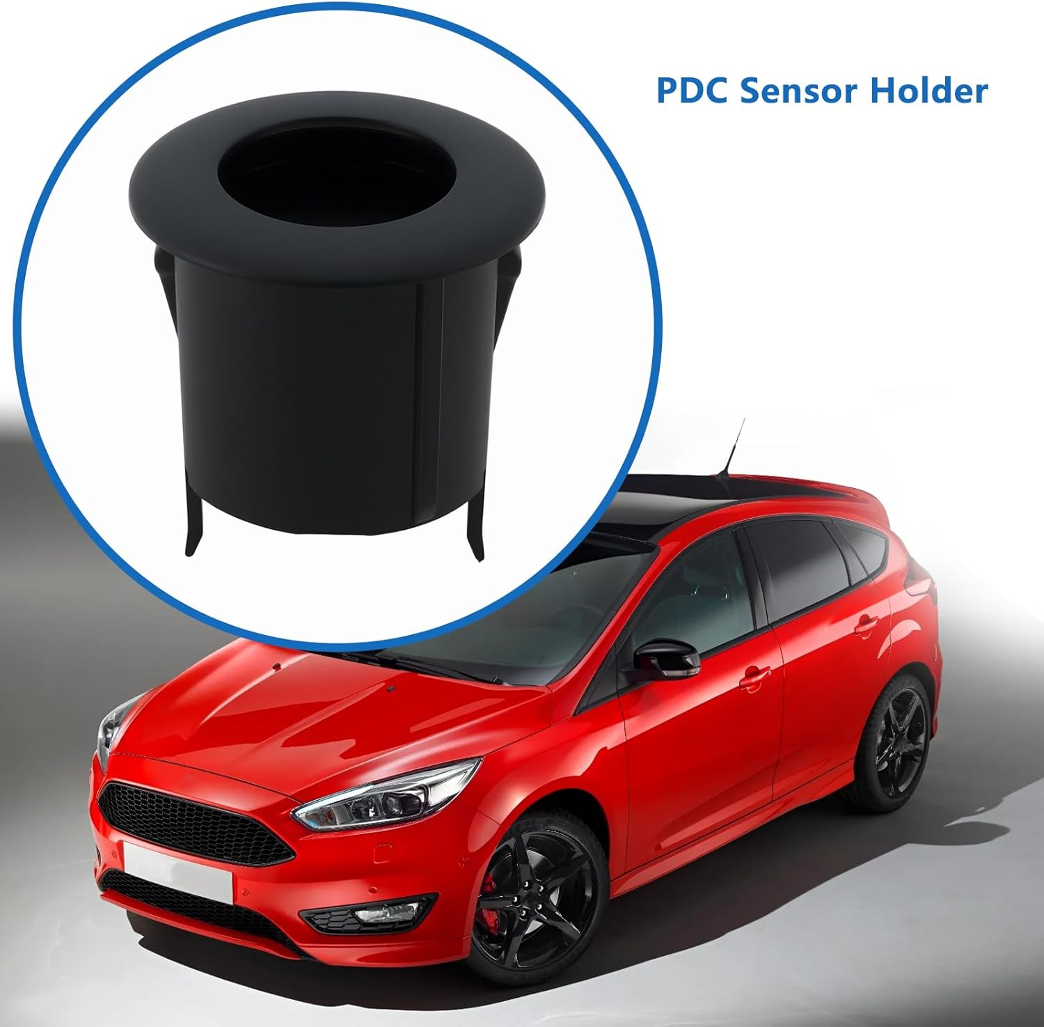 2X PDC Sensor Holder 7S7T-15K870-AA Compatible with Ford Compatible with Volvo Parking Sensor Mount Bracket image number 6