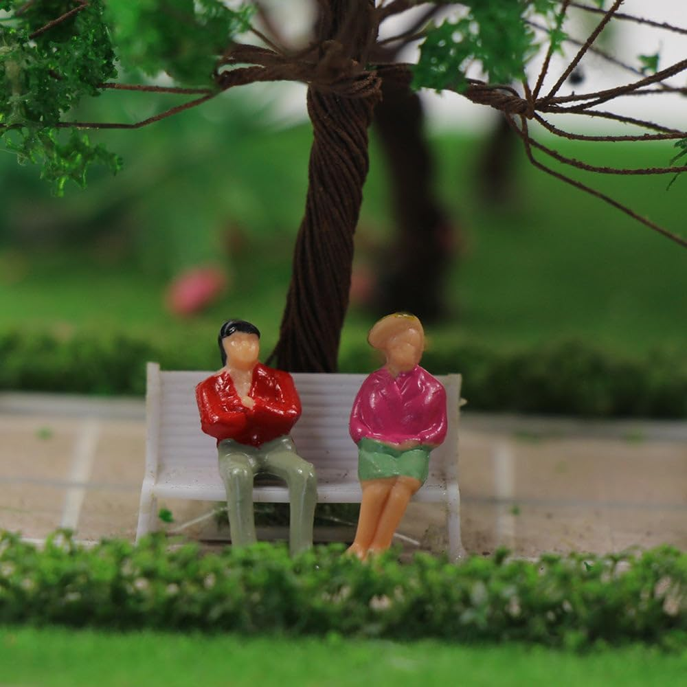 100Pcs OO Scale 1:75 Painted Figures P75W-100