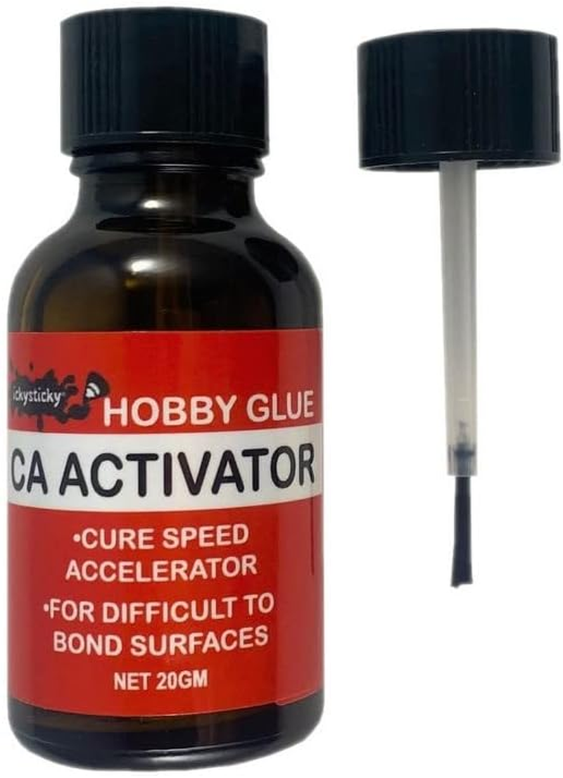 Ickysticky CA Activator Hobby Glues 20 G Premium Superglue Wood, Craft, Metal, Plastic, Model Kits, DIY, Home, Office image number 3
