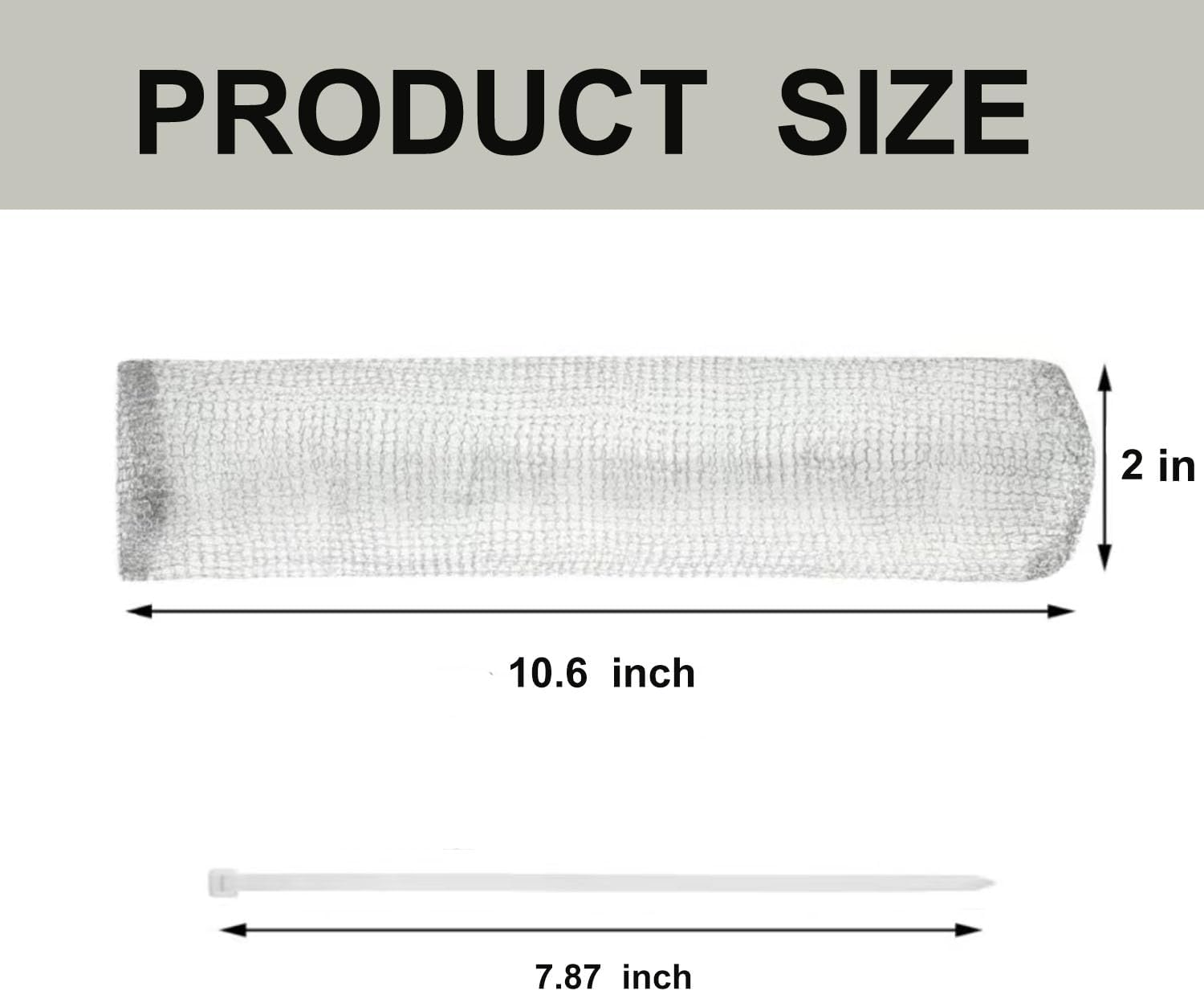 24 Pcs Lint Traps,Washing Machine Lint Snare Traps, Laundry Mesh Washer Hose Filter with 24 Pcs Cable Ties image number 1