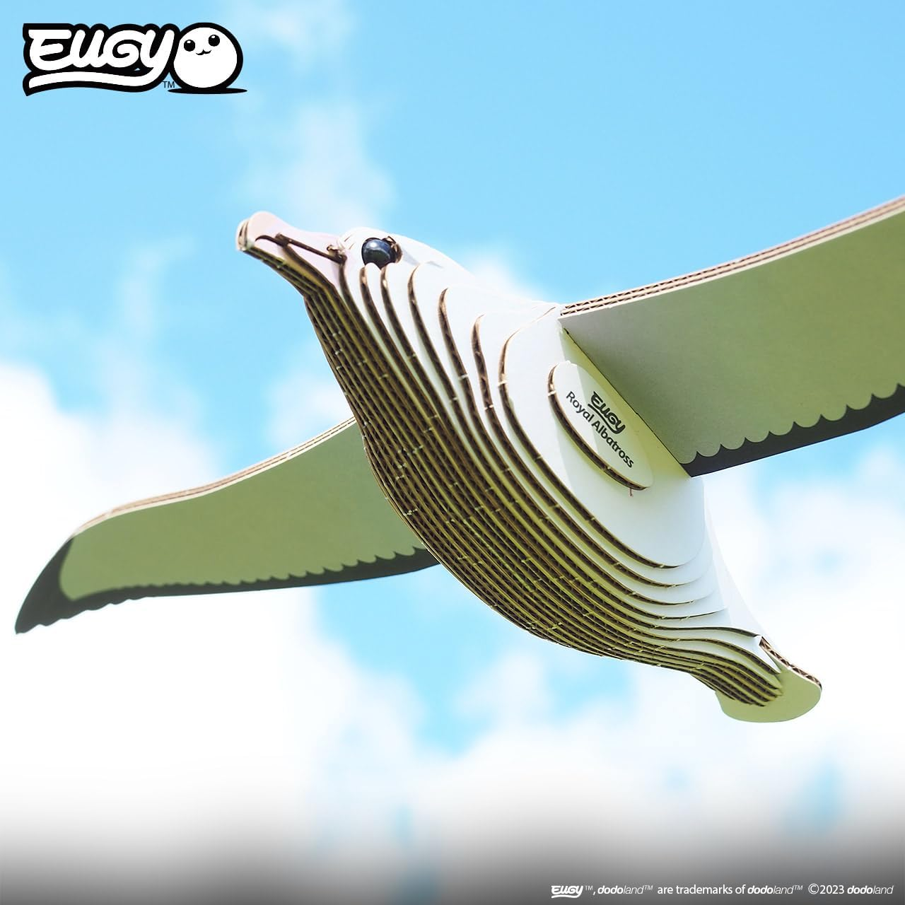 EUGY 097 Royal Albatross 3D Puzzle - 25 Piece Eco-Friendly Educational Toy Puzzle for Boys, Girls & Kids Ages 6+ image number 5