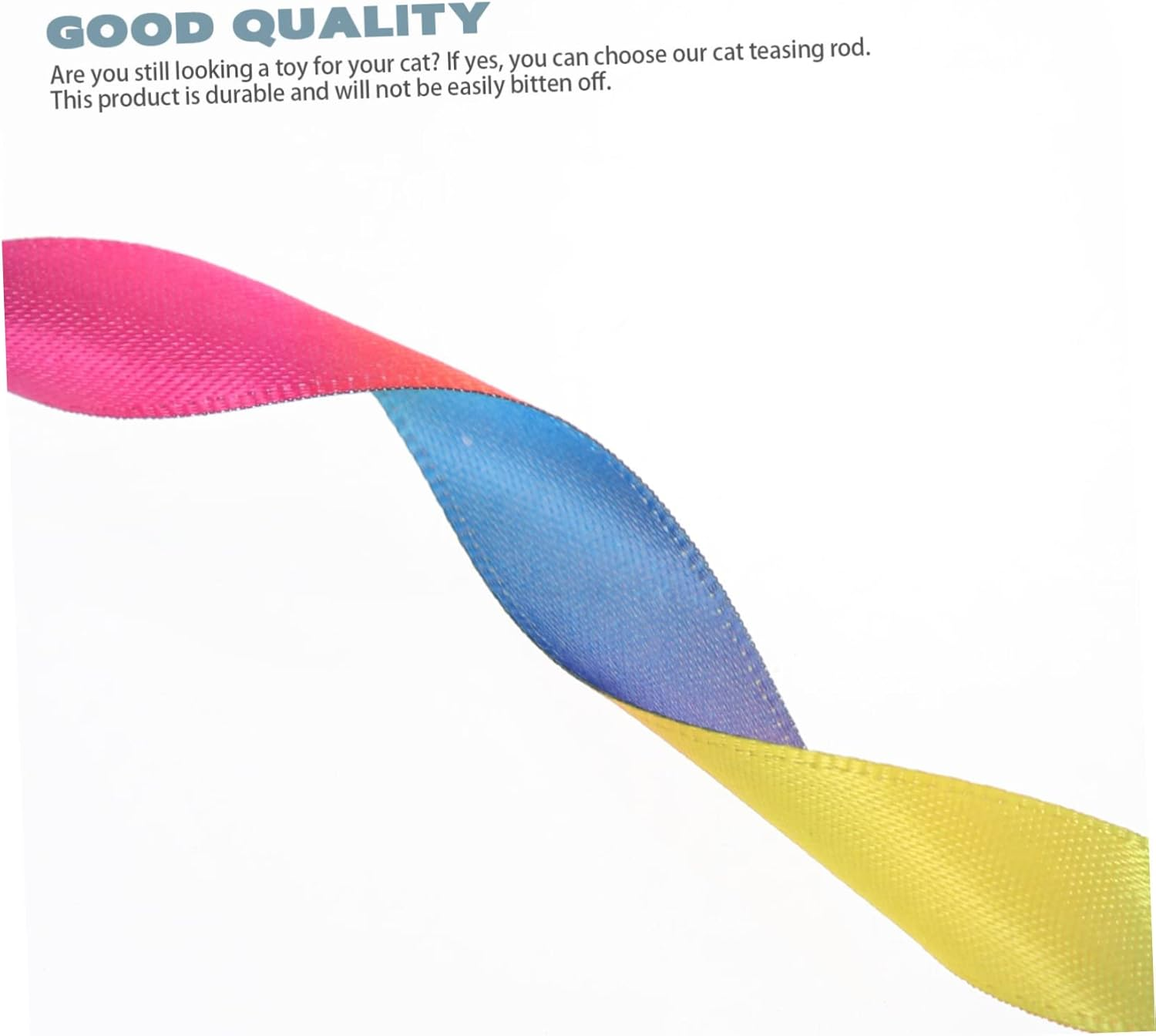 BESPORTBLE 2Pcs Interactive Cat Rainbow Toys Bells Kitten Playthings for Indoor Cats for Fun and Exercise image number 2