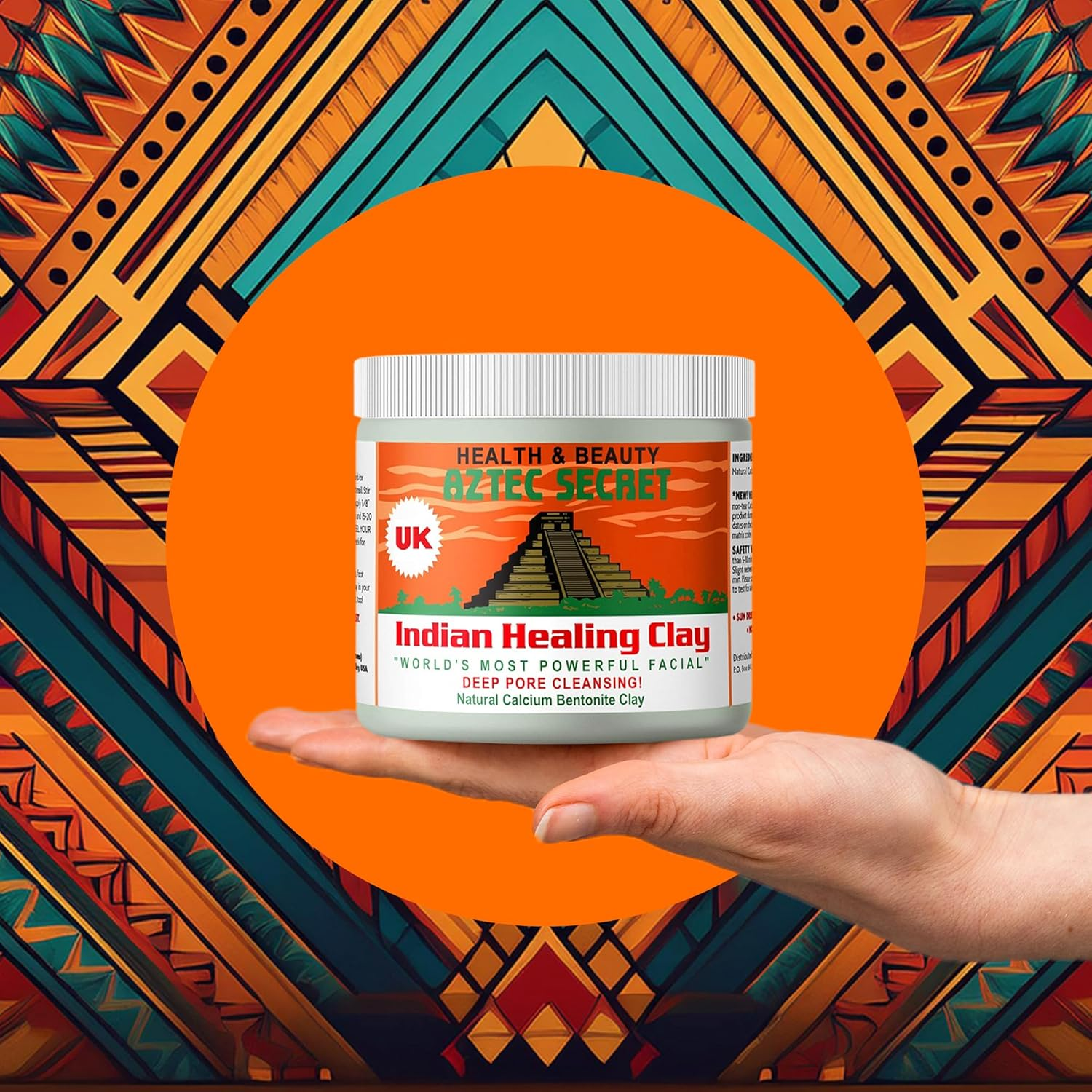 Aztec Secret Indian Clay Mask, 1Lb - Official US Release - World'S Most Powerful Facial - Great for Blackheads, Detox Face Mask, Pore Minimiser, Deep Pore Cleanser, Natural Bentonite Clay image number 1