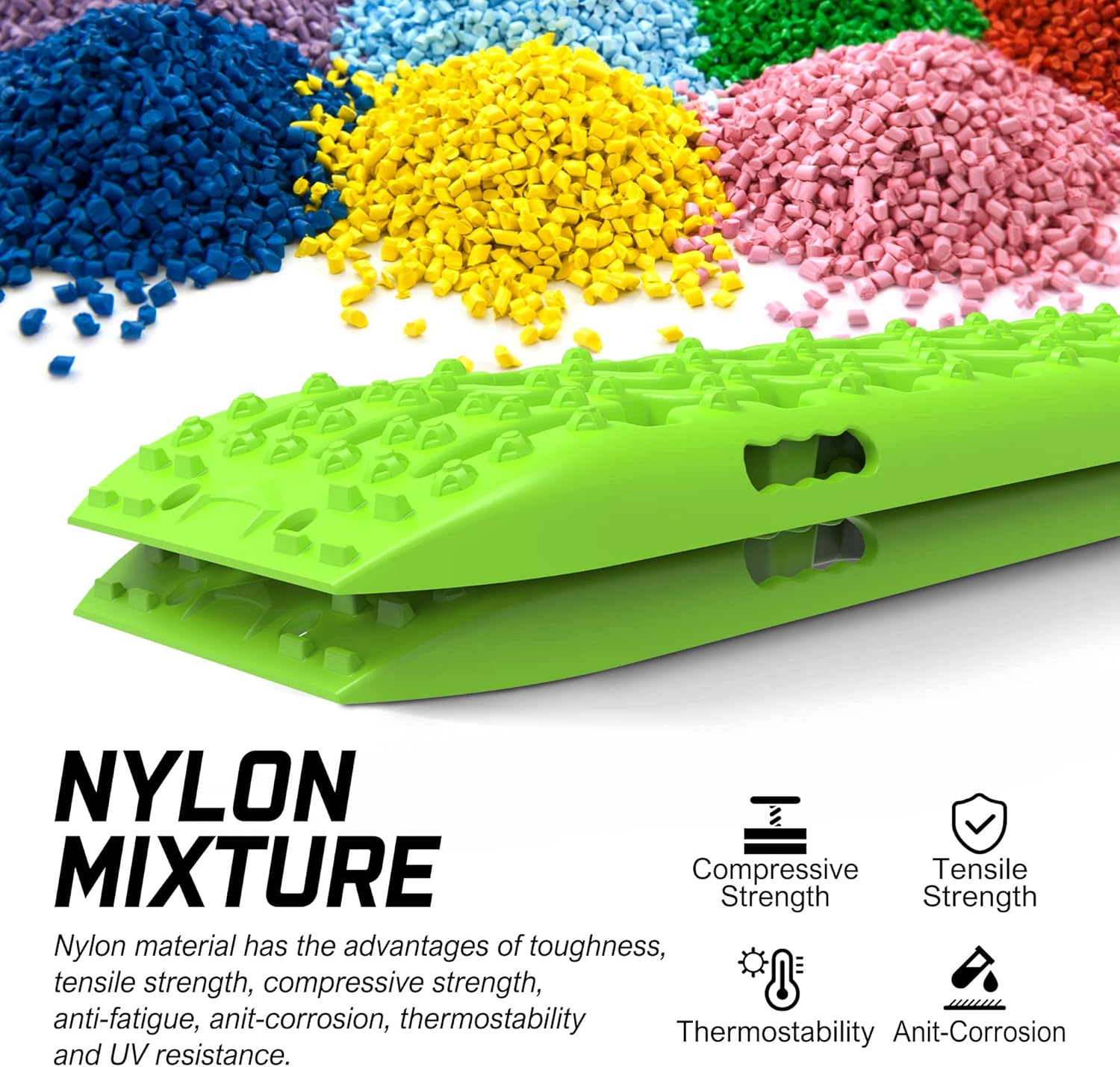 X-BULL Gen 3.0 Recovery Boards 2 Pair 4X4 Offroad 4Wd Tracks 22046LBS/10000KG Sand Mud Snow Recovery Tracks with Bag and Mounting Pin Set image number 3