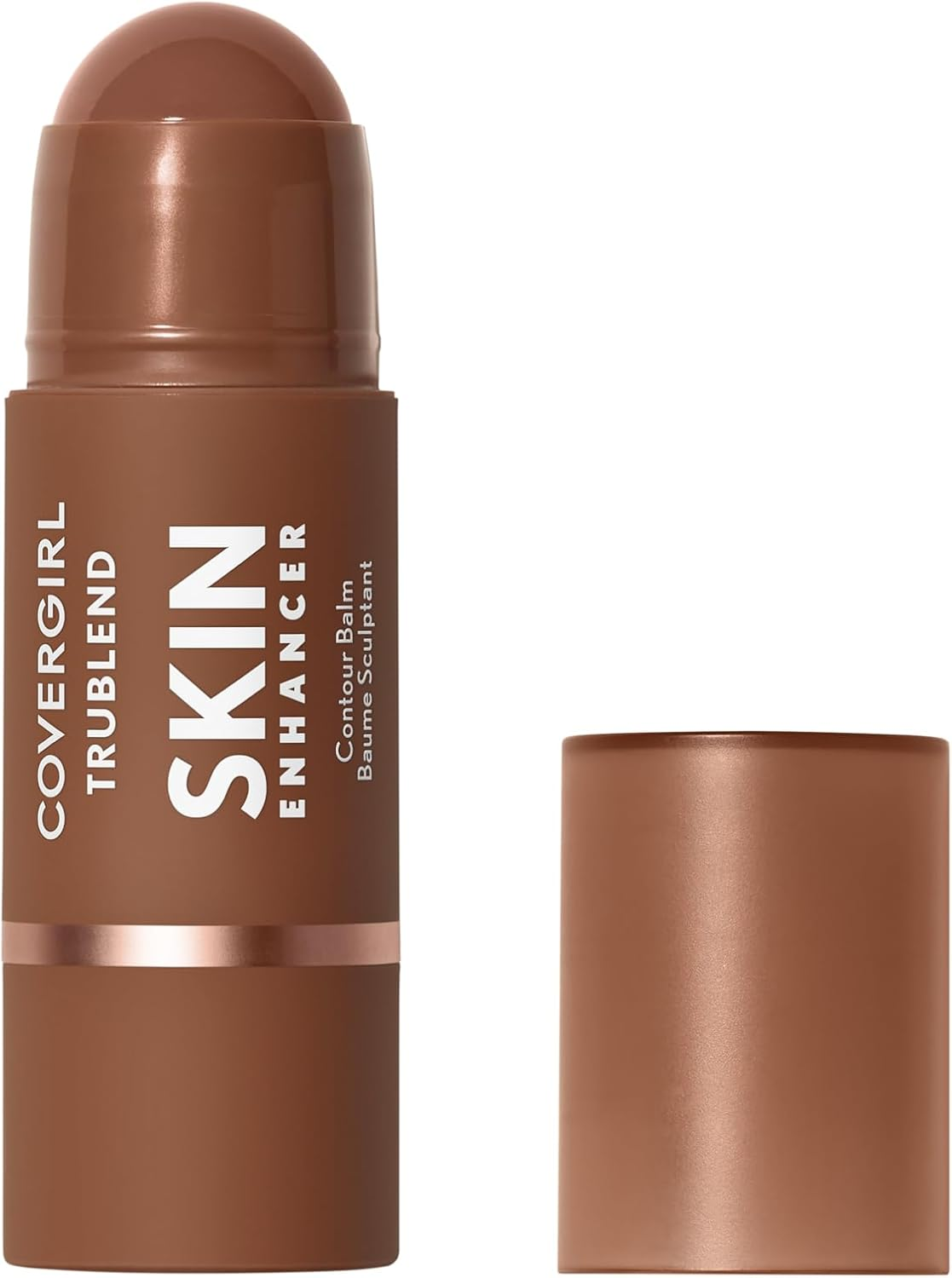 Covergirl Trublend Skin Enhancer Contour Balm, 130 Snatched, Contour Stick, Vegan Formula, Easy to Use, Glides on Effortlessly, Non-Greasy, Natural Sculpt - Nude Flush image number 3