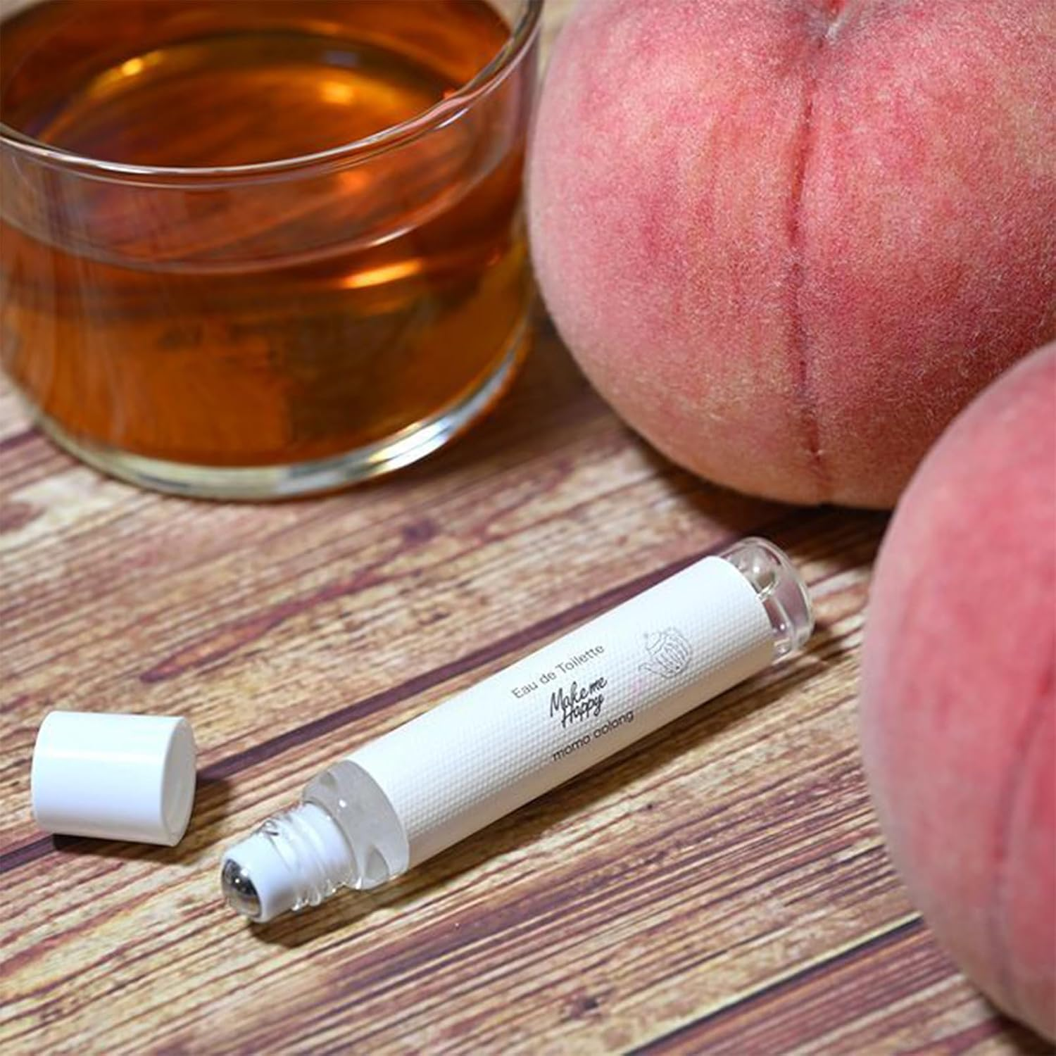 Canmake Make Make Me Happy Eau De Toilette, Momo Oolong 0.3 Fl Oz (8 Ml) Fragrance, Peach, White Peach Oolong Tea image number 5