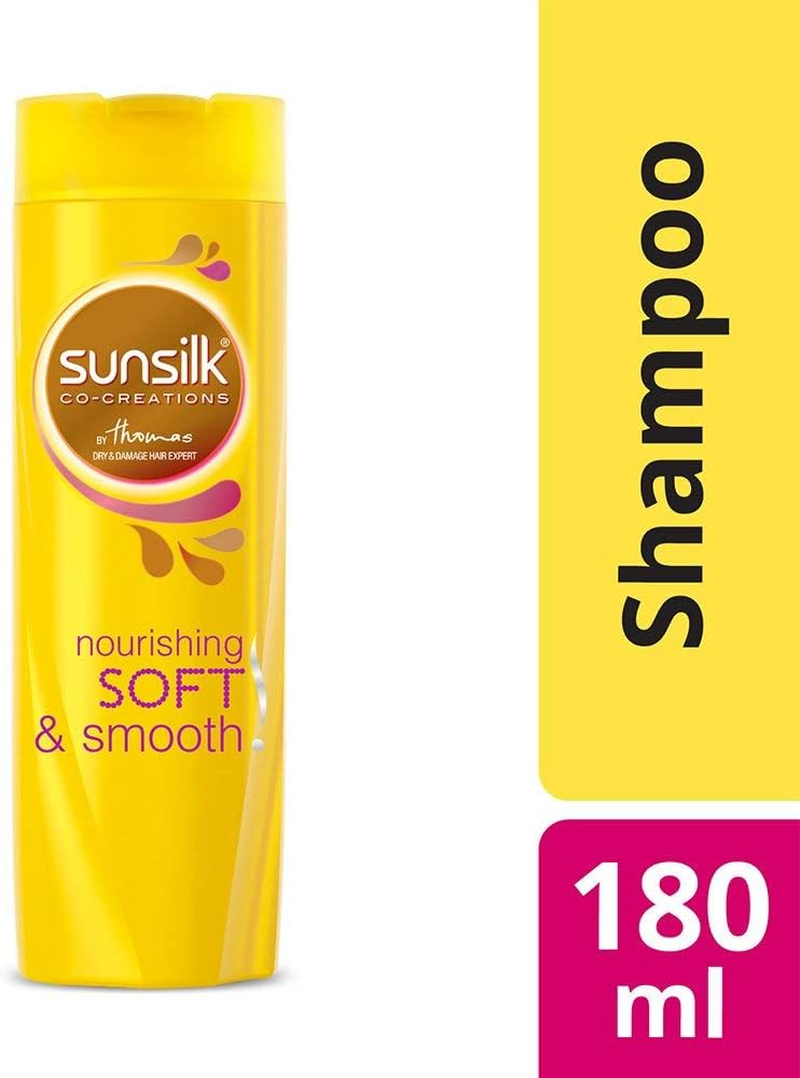 Sunsilk Nourishing Soft and Smooth Shampoo, 180Ml image number 1