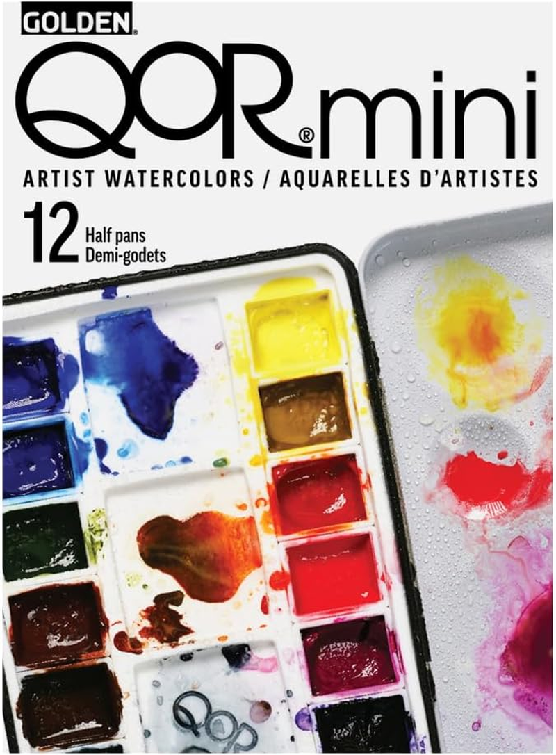 Qor Watercolor Mini Half Pan Set image number 3