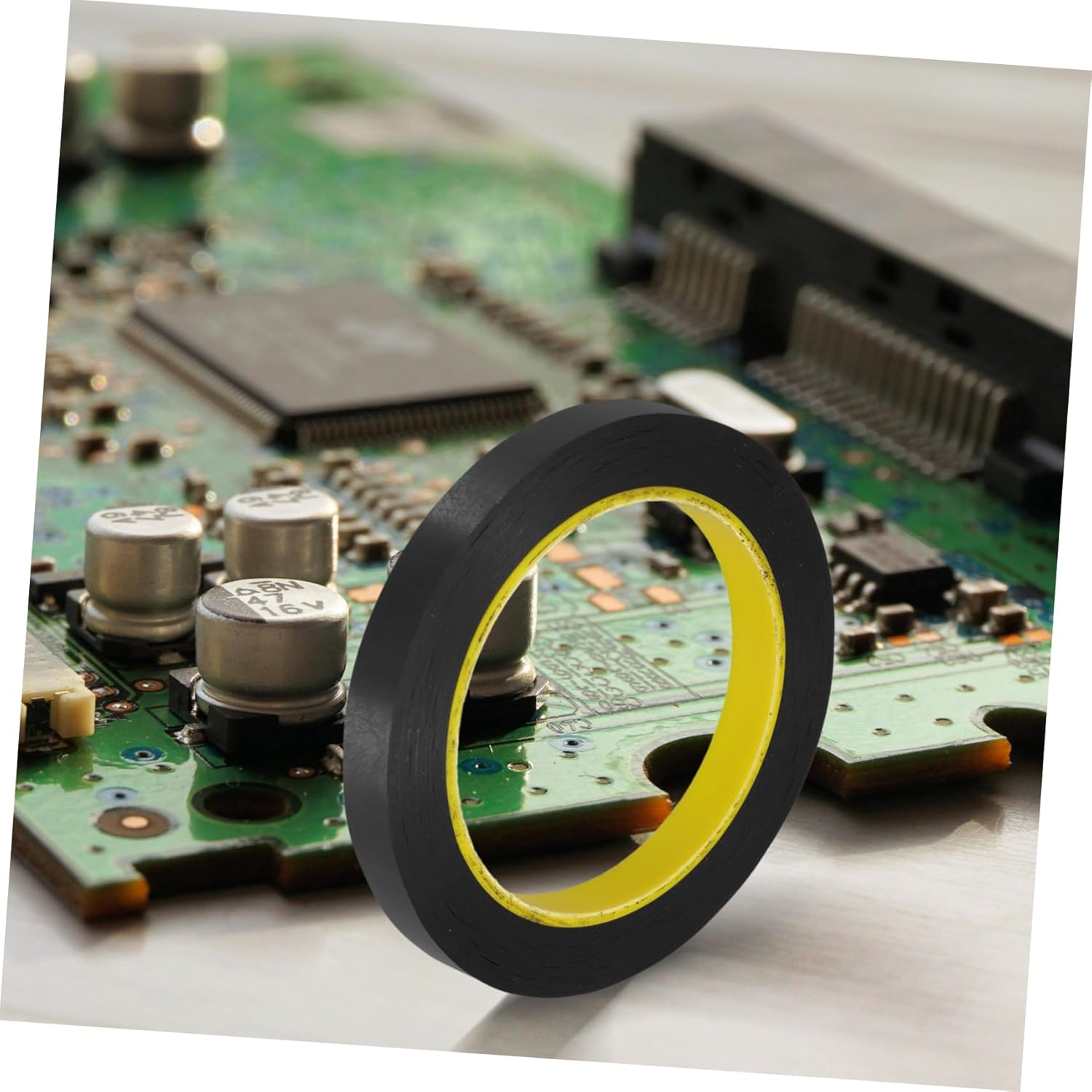 Mobestech Blackout Tape for Led Lights 12Mm X 50M Light Shielding Tape Black Window Cover Led Dimming Stickers for Electronics and Blinds image number 5