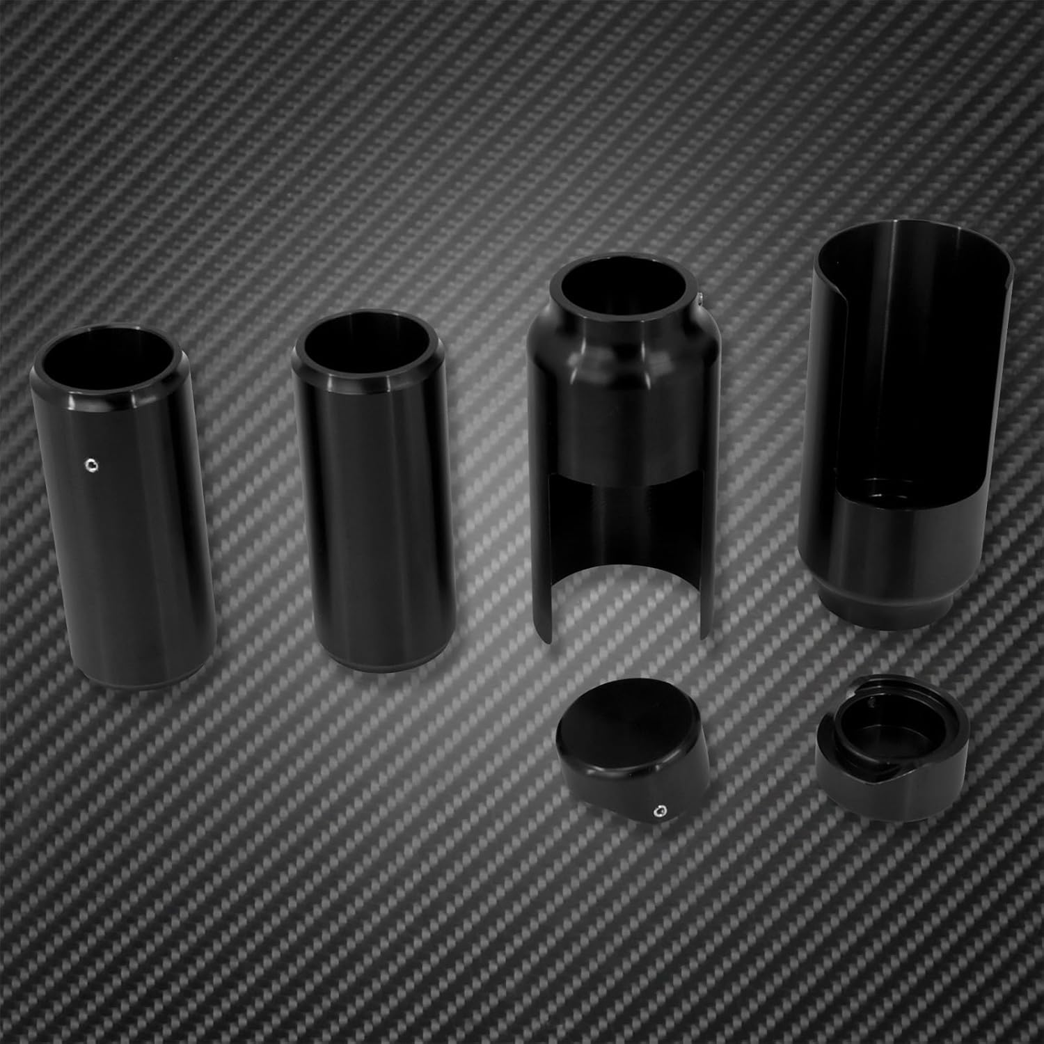Motorcycle Front Fork Cover Set Tube Cap Kit Fit for Harley Softail Breakout FXBR FXBRS 2018-2023 image number 3
