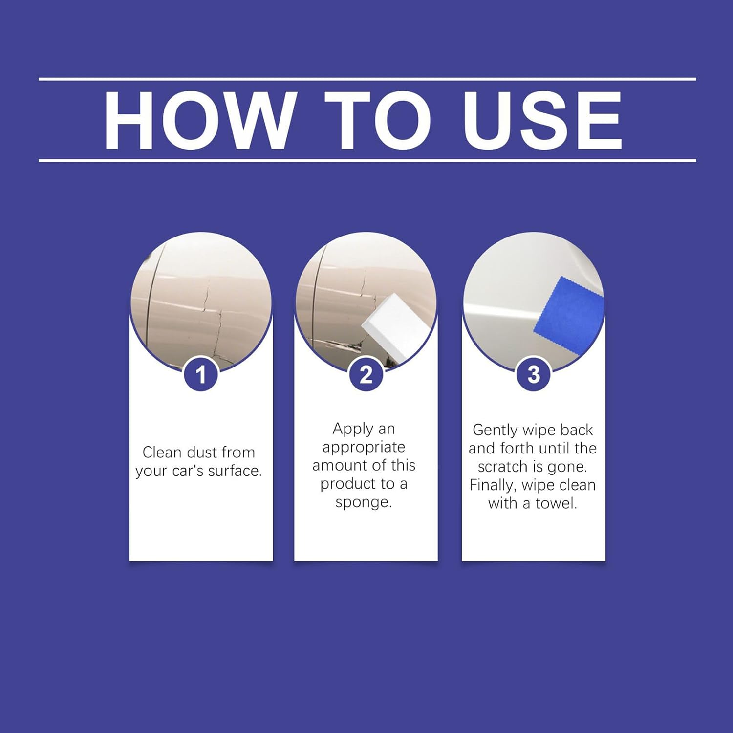 Auto Scratch Remover for Cars | Automotive Paint Polishing Product | Vehicle Polishing Agent - for Car Owners Truck Enthusiasts Detailers Fleet Managers Collectors Door Bumper image number 3