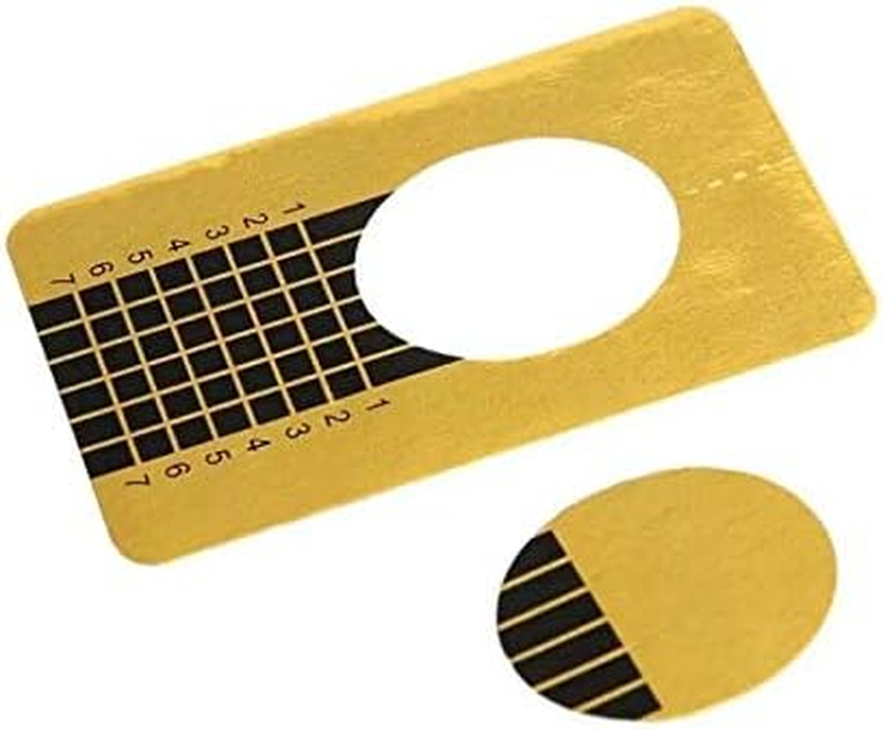 PROFICO Square Nail Stencils | Self-Adhesive Modelling Template for Gel and Acrylic Nail Extension (Pack of 500, White) image number 2