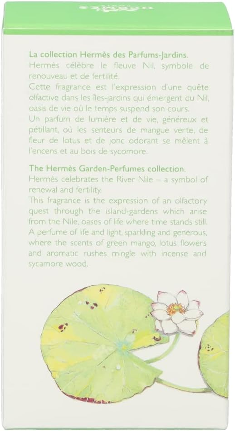 Hermes Un Jardin Sur Le Nil Eau De Toilette Spray 1.0 Oz/ 30 Ml, 30 Ml Pack of 1