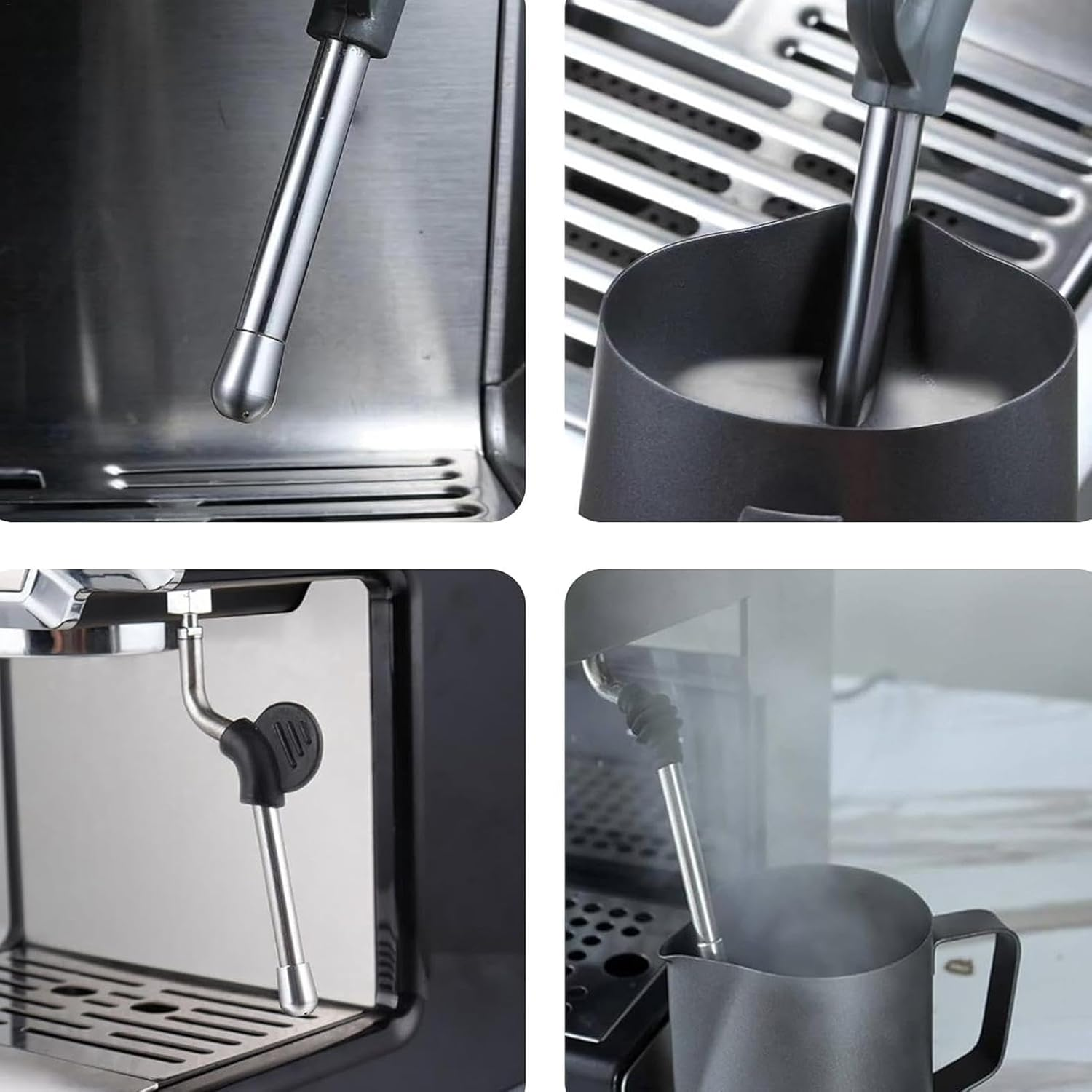 4 Hole Nozzle | 4 Hole Coffee Maker Wand Tip | Espresso Machine Steam Tips, Coffee Machine Spout Replacement for Restaurants, Milk Tea