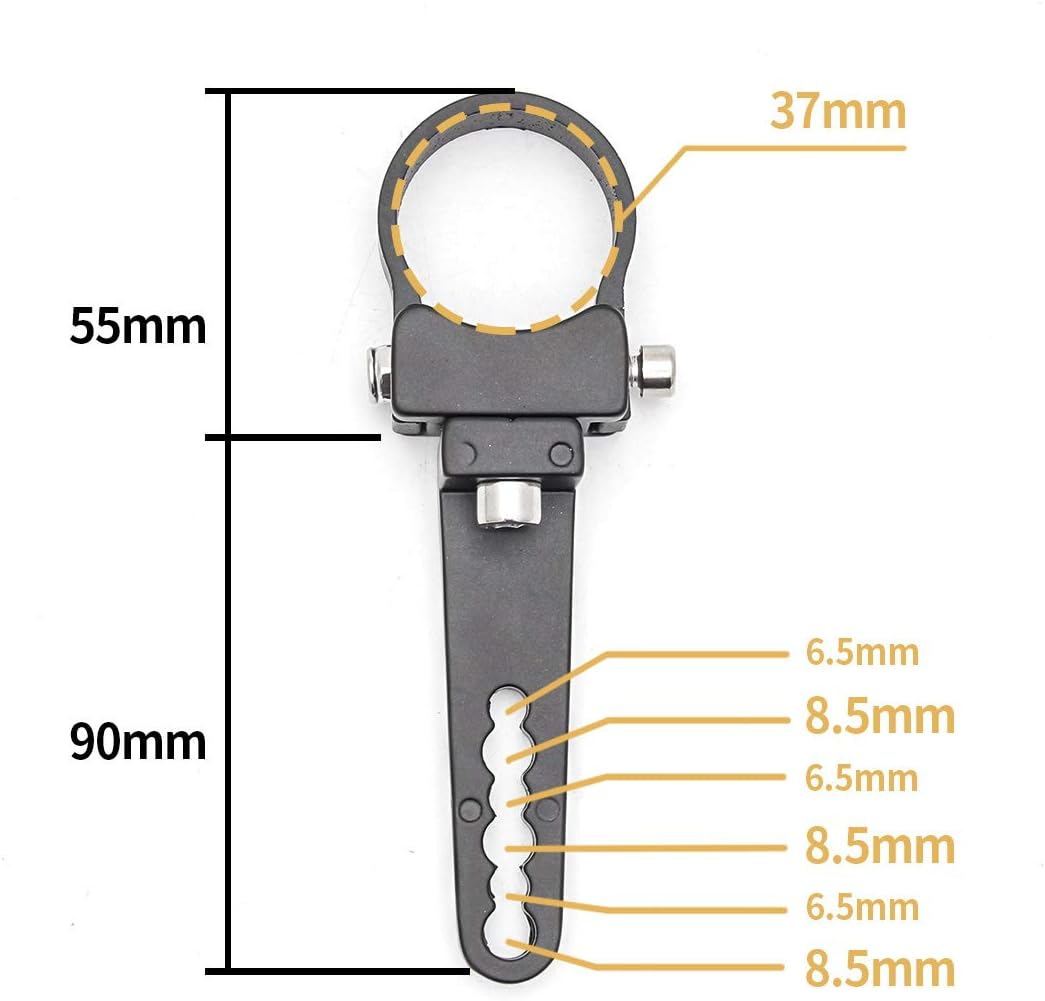 Tube Clamp Mounting Bracket, Roll Bar Clamps for 1.5 Inch Tube Roll Cage Bull Bar Roof Rack LED Light Bar Mount (Adjustable, 1 Pair)