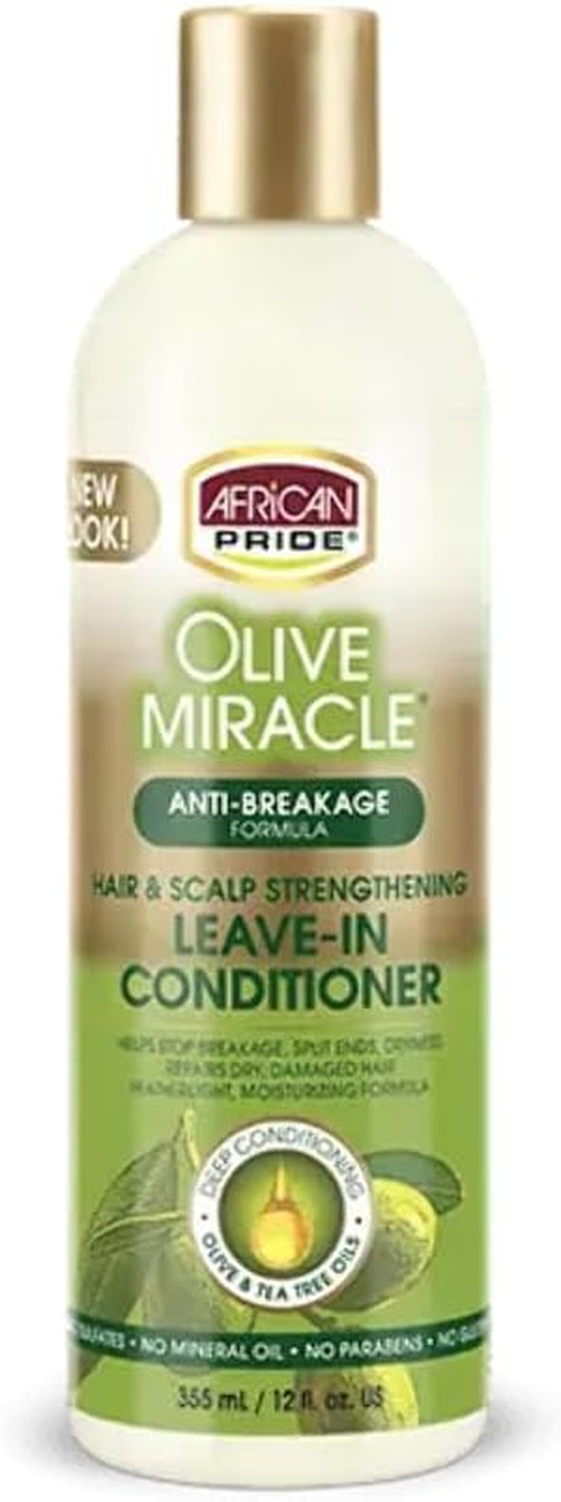 African Pride Olive Miracle Leave-In Conditioner 12 Ounce