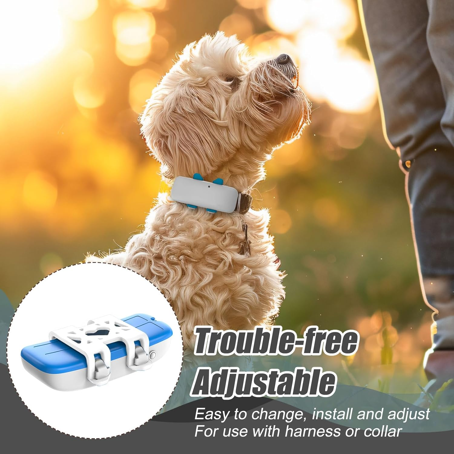 PEUTIER 4Pcs Attachment Clips, Dog GPS Silicone Clips for Cat Pet Location Activity Replacement Accessories Compatible with GPS (White) - Rose Red image number 7