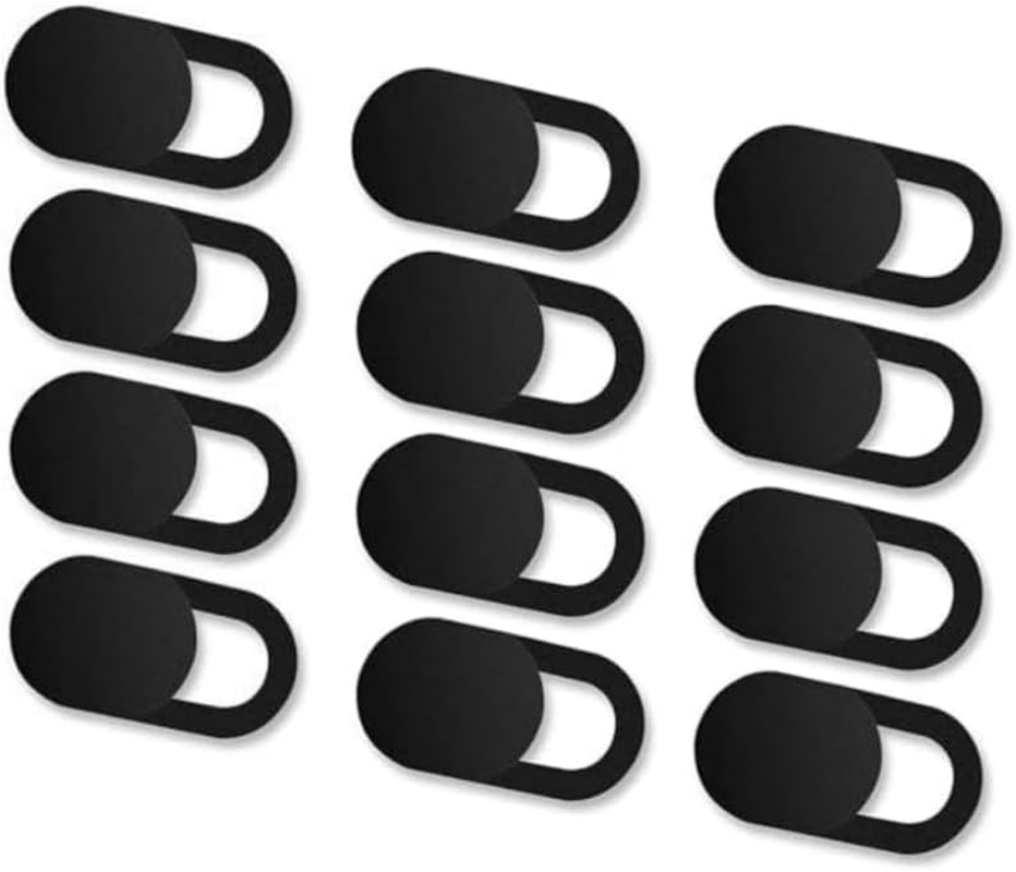 Webcam Cover Slide[6 Pack], 0.03 Inch Ultra Thin Privacy Sliders for Imac & Iphone/Macbook/Laptop/Ipad/Pc Accessories - Camera Blocker Security Protector - White Red