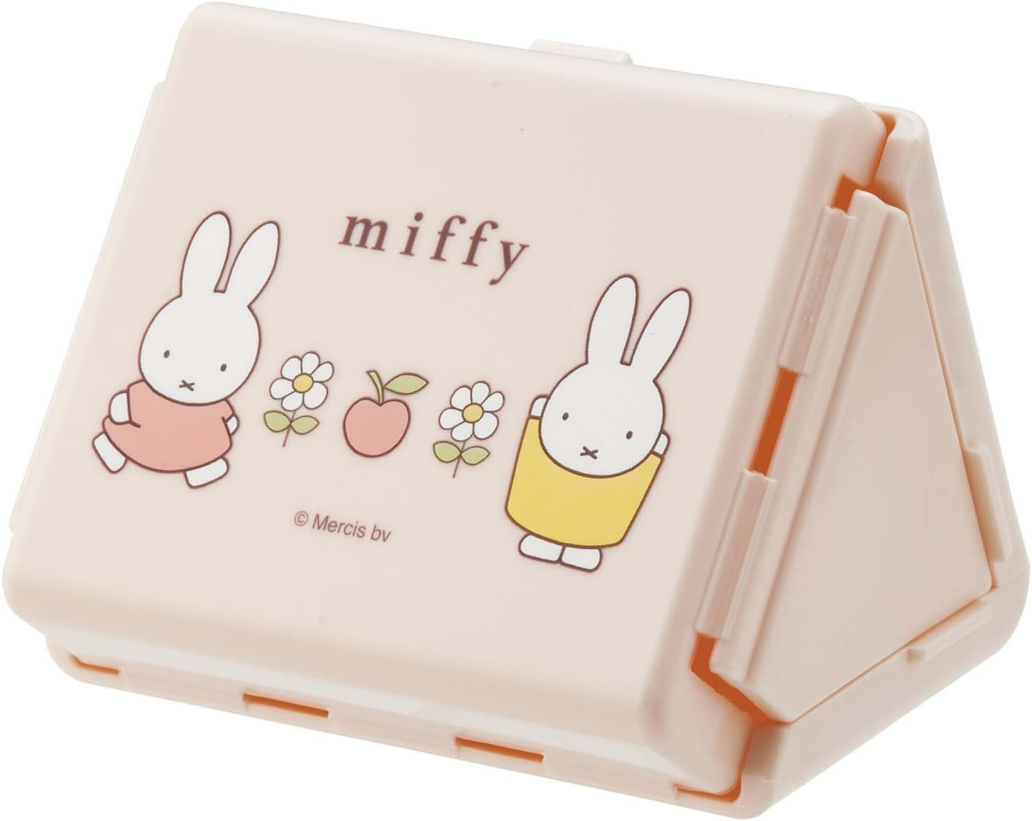 Skater FON1AG-A Antibacterial Folding Rice Ball Case, Holder, Miffy, Bento Box image number 1