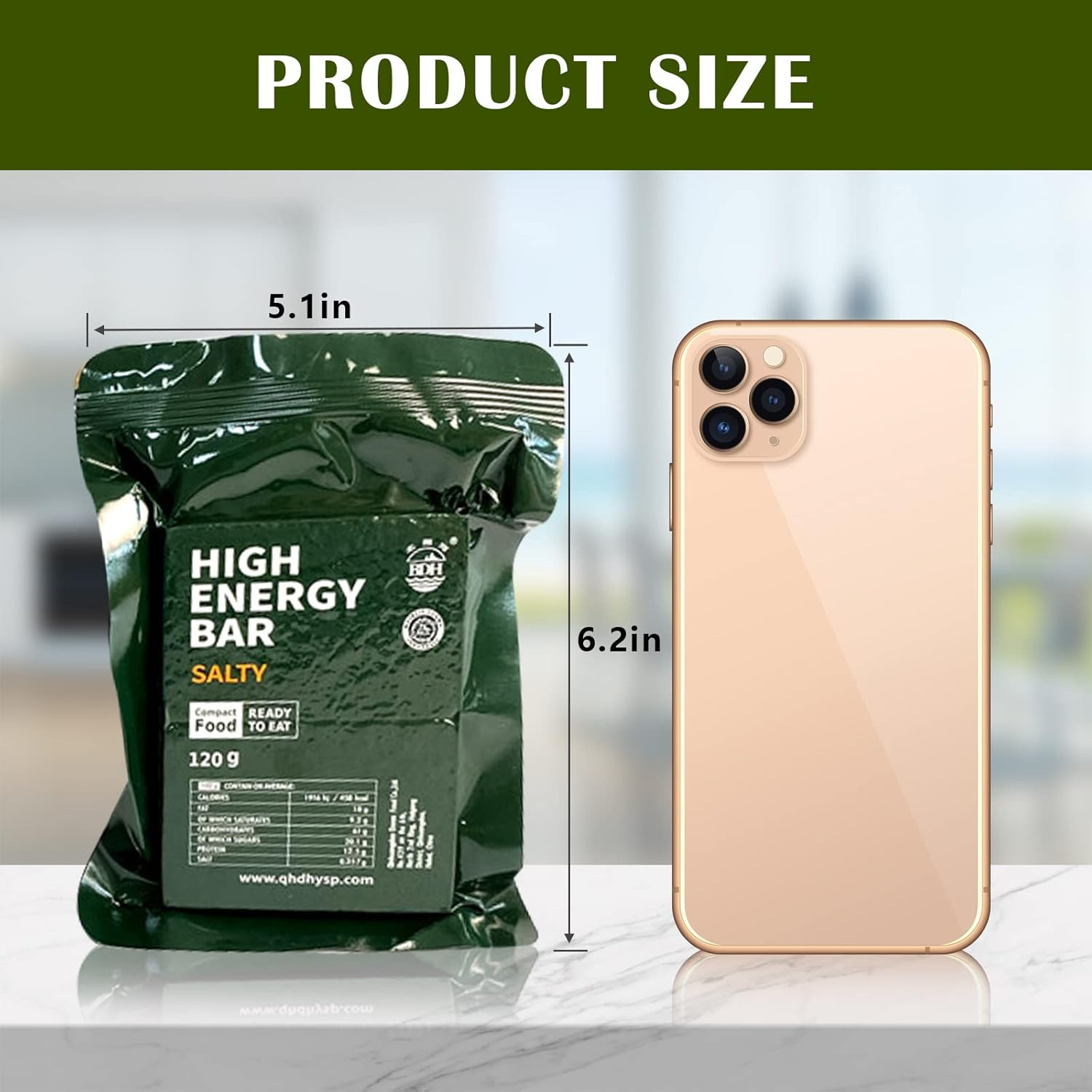 Emergency Food Ration Bars, Survival Tabs Supply for Outdoor Camping Emergency Snowstorm Earthquake Disaster Preparedness Kit with Long Self Life 12 Count image number 6