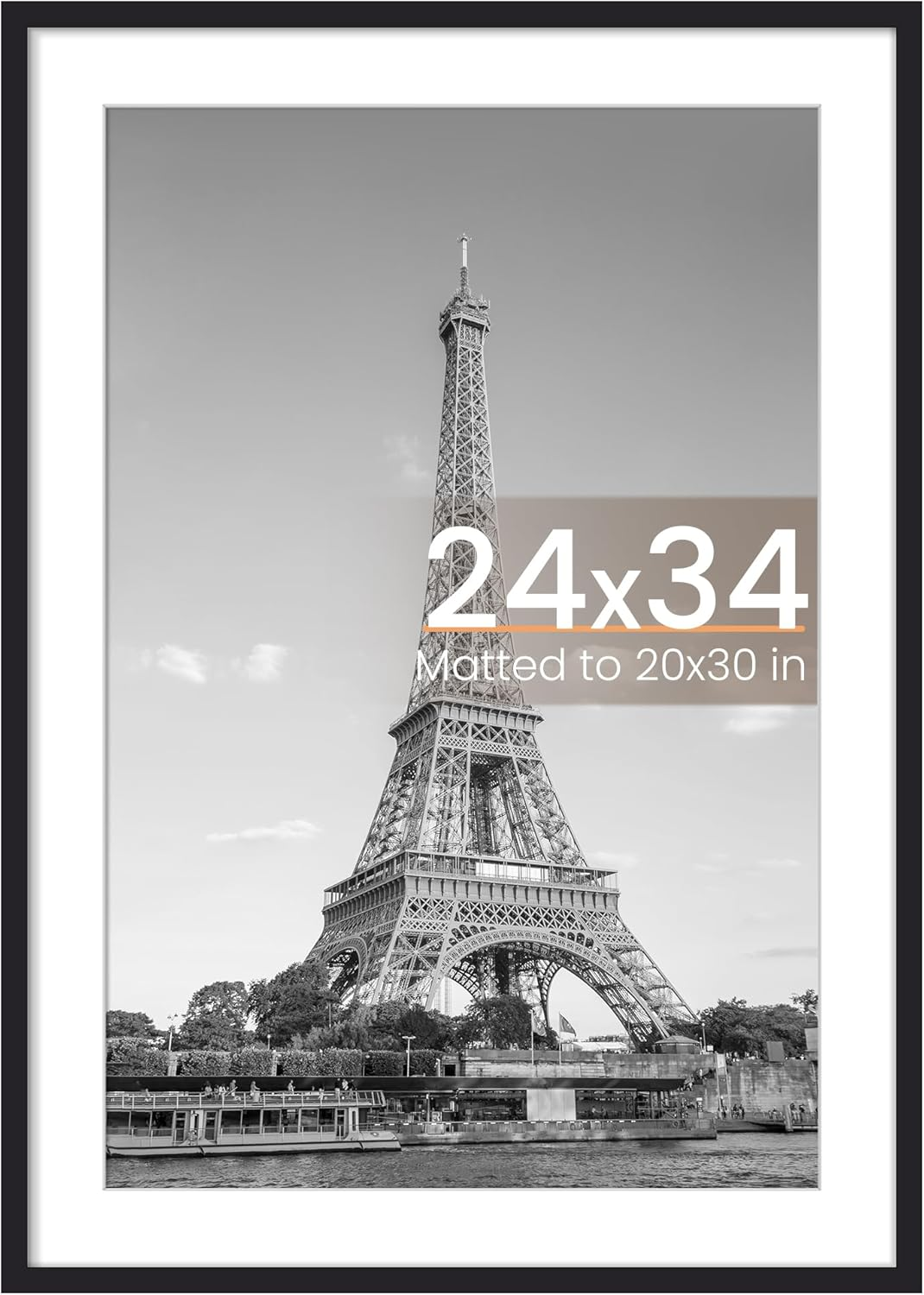 Upsimples 11X14 Picture Frame, 3 Pack 14X11 Picture Frame Black, Wall Hanging Picture 27.94 X 35.56Cm