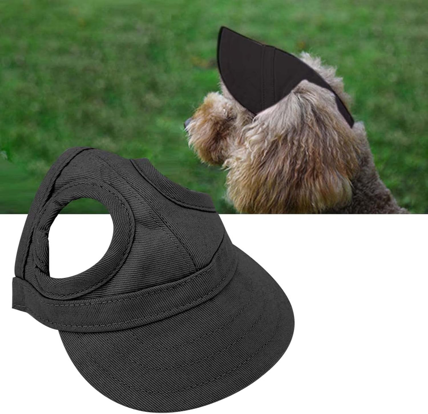 Pet Cap, Pet Dog Cat Baseball Outdoor Cap Pet Baseball Cap Pet Sunbonnet Pet Outdoor Cap, Sunbonnet Adjustable Strip for Dog Animal Pet Cat (S)