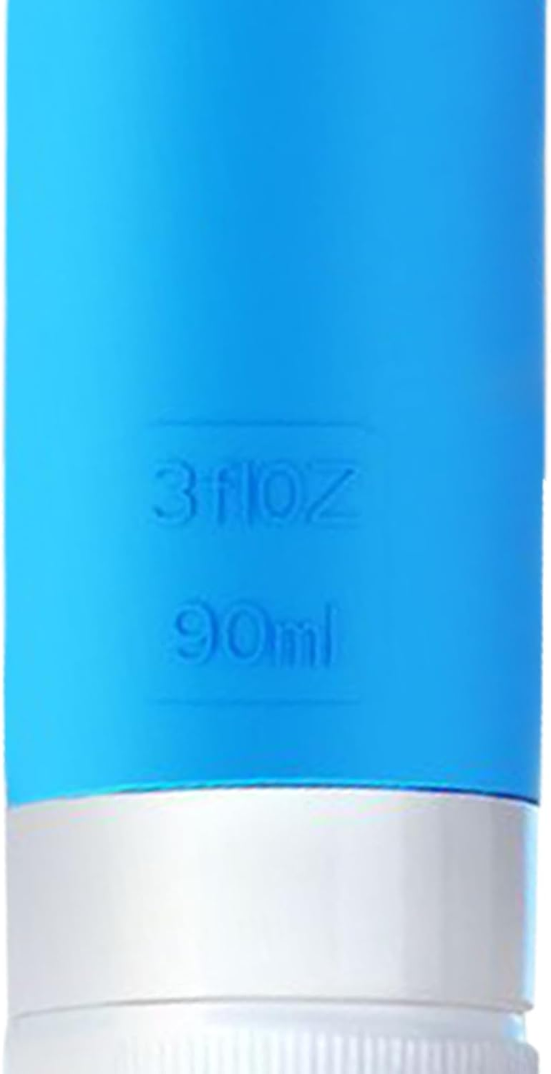 Travel Size Toiletries Bottles - Refillable Silicone Carry On,Empty Lotion Containers,For Travel Camping Overnight Gym Studio Business Trips Vacation - Yellow image number 6