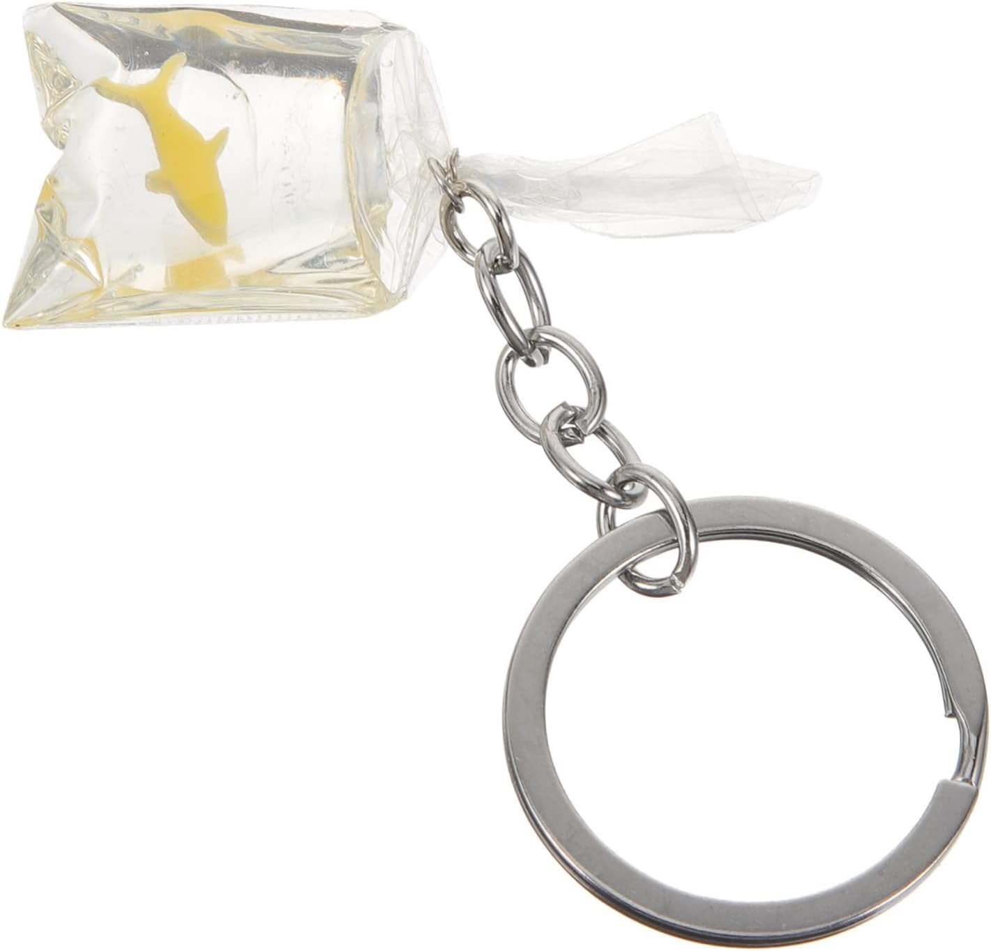 LIFKOME 2Pcs Cute Keychains for Girls Fish in Bag Design Lightweight Keyring Charm image number 4