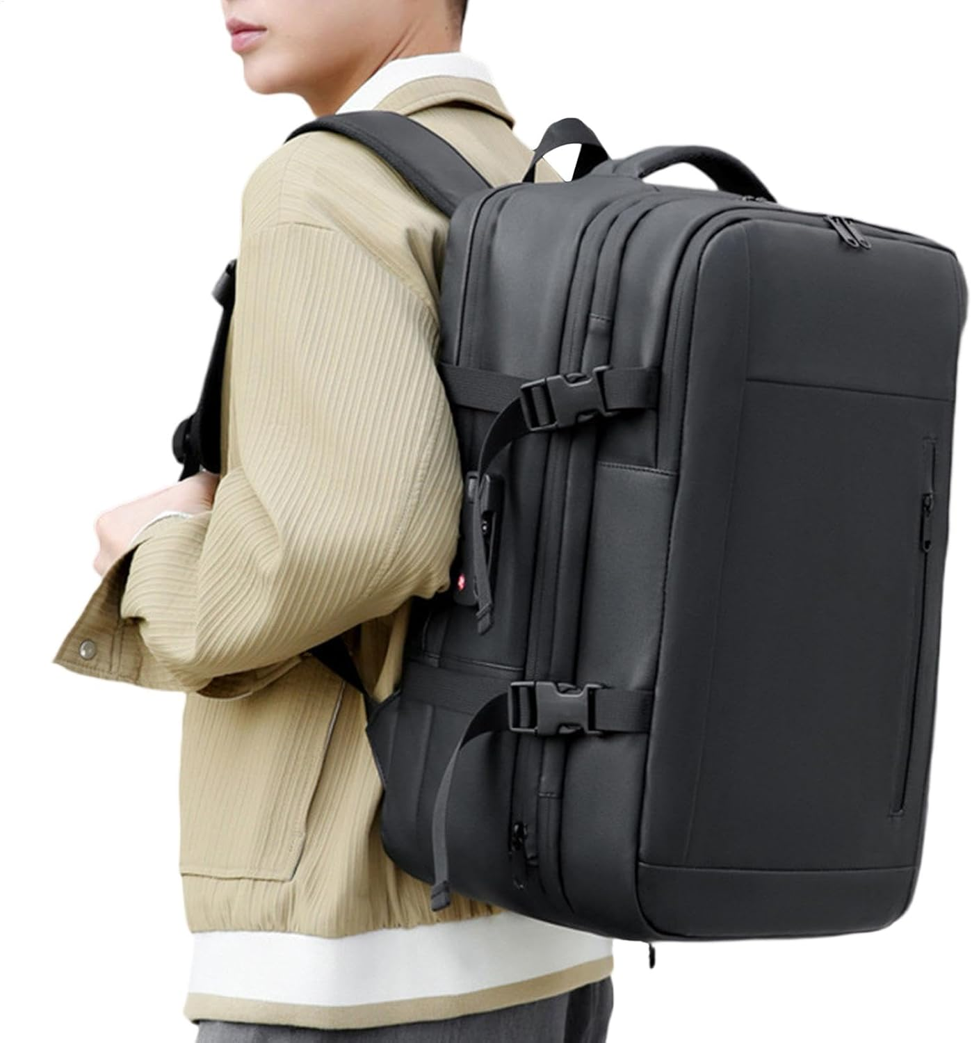 Gupcaqosjw Travel Vacuum Backpack,Anti-Theft Sealed Backpack | Waterproof Compression Daypack with Lock, Business Vacuum Backpack for Travel image number 4