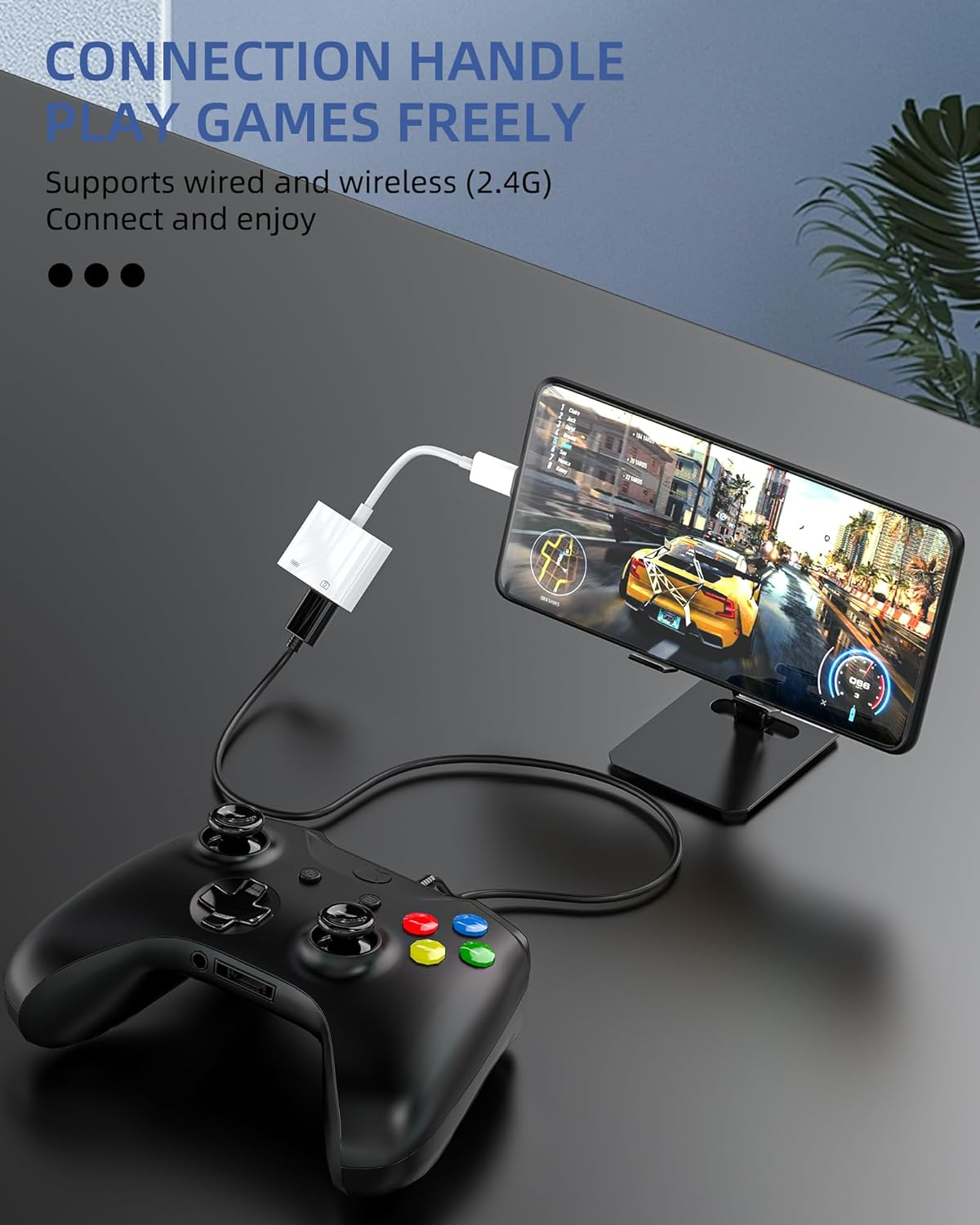 USB-C to USB a Adapter 2In1 Charger OTG Cable Dongle Compatible for Samsung for Apple for Iphone15 Pro Max plus for Ipad 10、Air4/5、Mini6、Pro 12.9 Macbook Type Port Charging Thunderbolt Charge Mouse - Cd-Uk-023-Ip-2Usb+L-1 image number 7