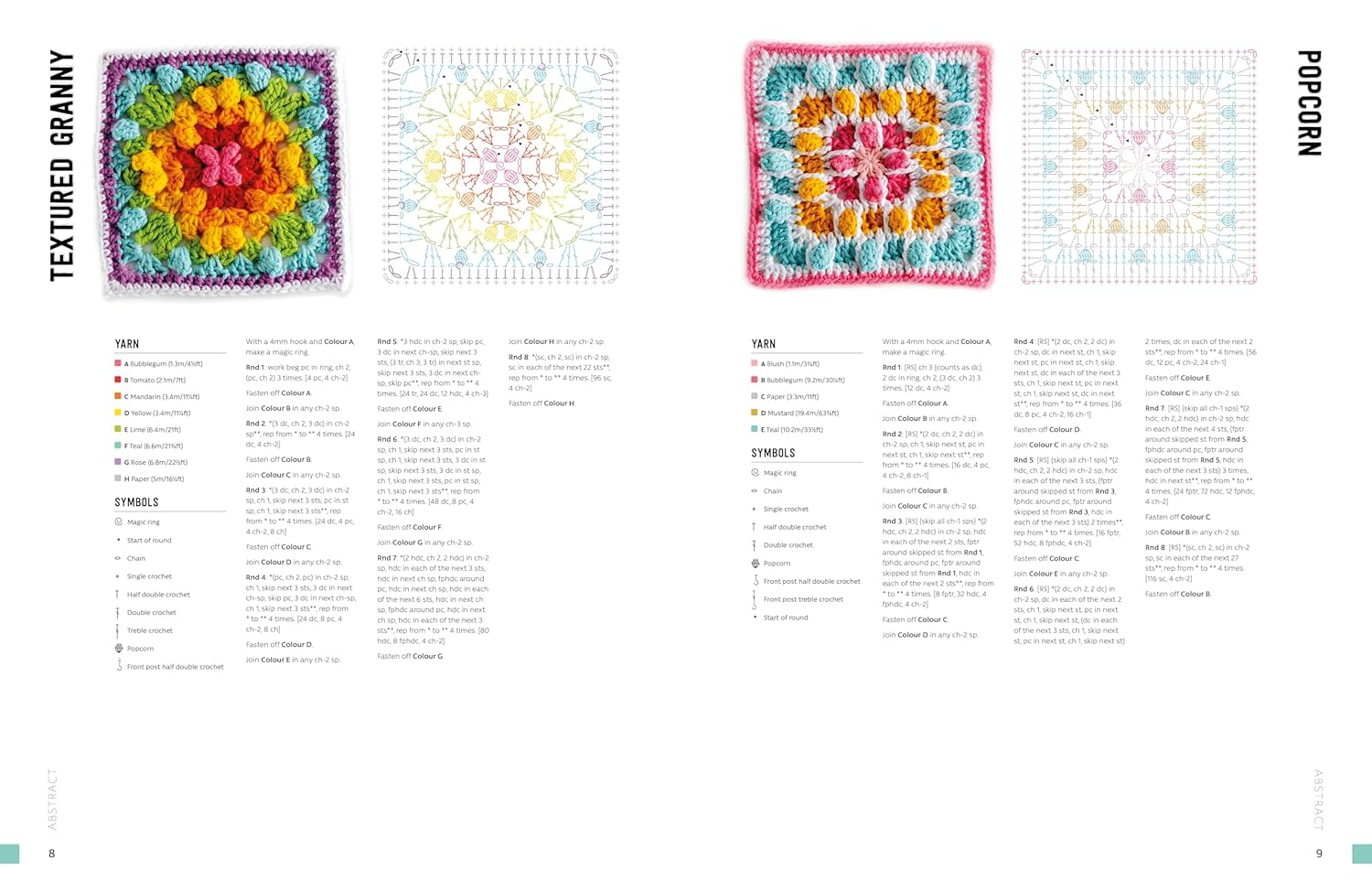 3D Granny Squares: 100 Crochet Patterns for Pop-Up Granny Squares image number 5