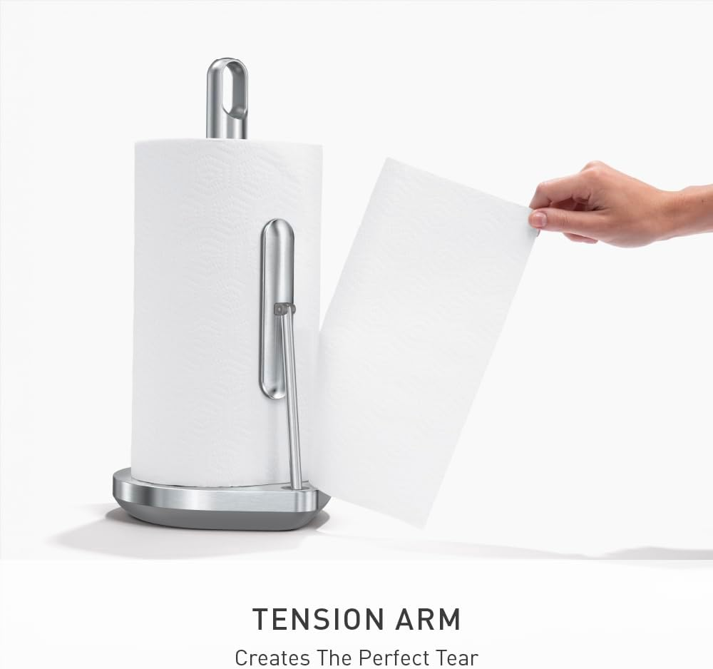 Simplehuman Paper Towel Holder with Spray Bottle - All in One Cleaning Tool image number 6