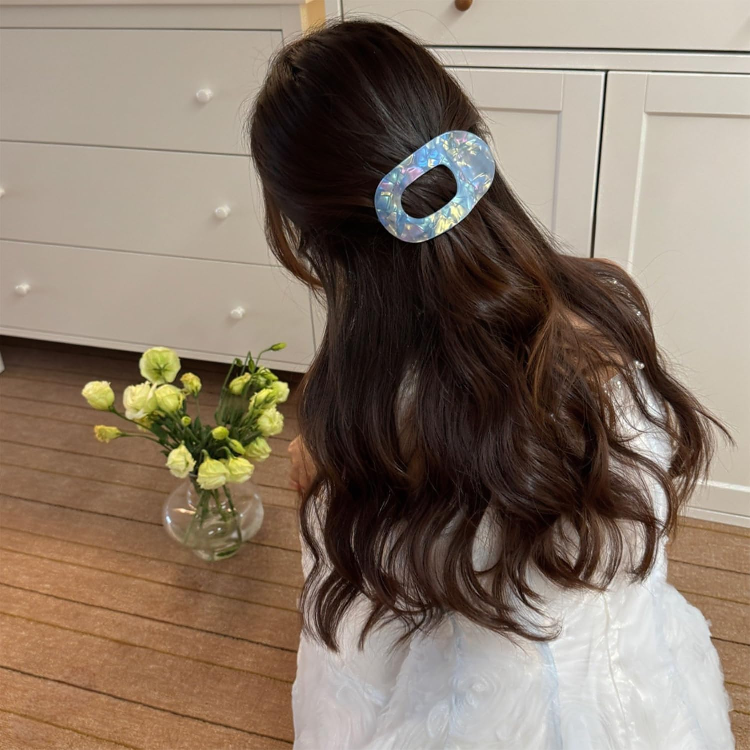 4 Colourful Clips French Flat Hair Bands Essential Accessories for Fashion Women Hair Clips at the Back of Head image number 2