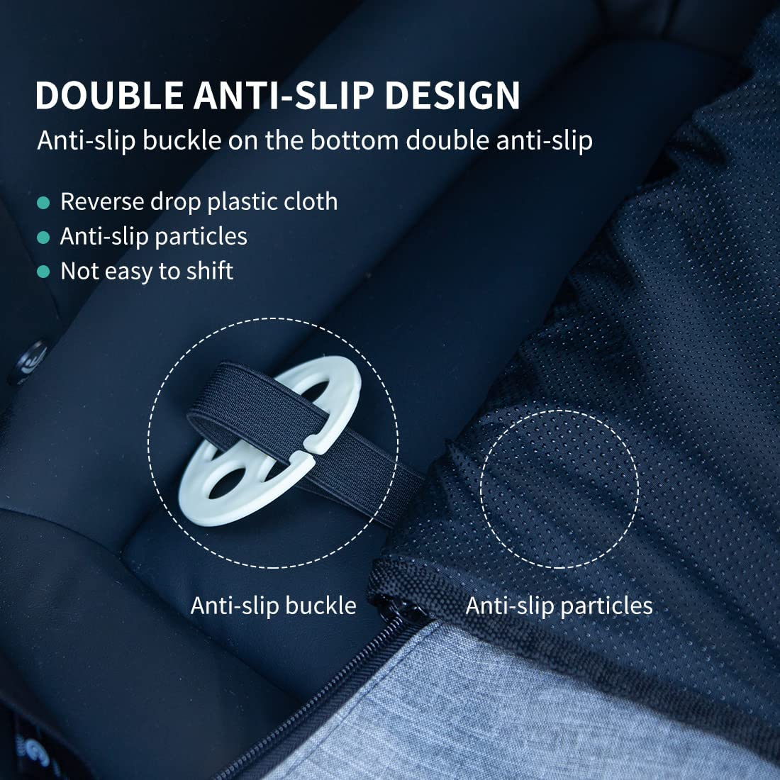 Dog Car Single Seat Cover Pet Travel Carrier Liner Mat Backseat Protector Trunk Seat Protect Cusion Safety for Dogs Cats Black