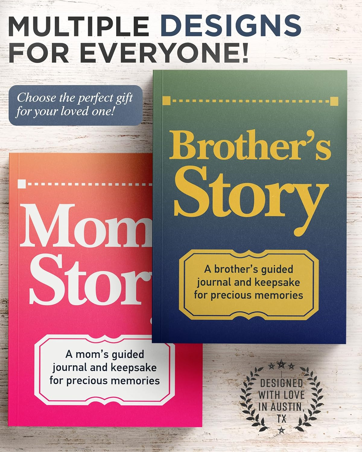 Brother'S Story Journal: a Meaningful Keepsake for Brother to Share His Life Journey and Memories, Book Includes 250+ Prompt Questions, Sentimental Gifts Idea for Father'S Day, Birthday, Christmas image number 5