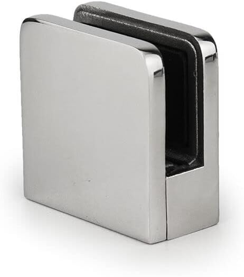 Square Clamp Glass Clamp Stainless Steel Joiner Bracket Balustrade Pool Fence Fencing Clamps Mirror Polished image number 2