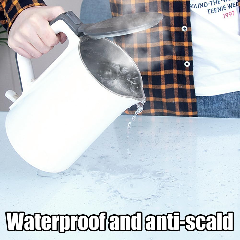 Geli Desk Mat, 1.5Mm Heat Resistant Non-Slip PVC Desk Protector with round Edge, Waterproof Desk Pad Table Protector for Home and Office (80X40Cm) image number 4