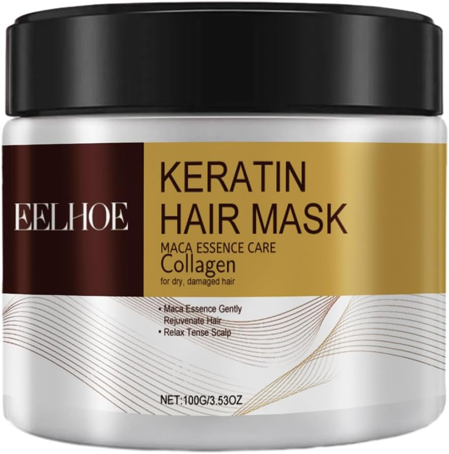 Intensive Repair Hair Mask with Cetyl Alcohol & Cetrimonium Chloride &ndash; Deep Conditioning Treatment for Damaged Hair, Repairs Split Ends & Tangles, Lightweight Non-Greasy Formula image number 4