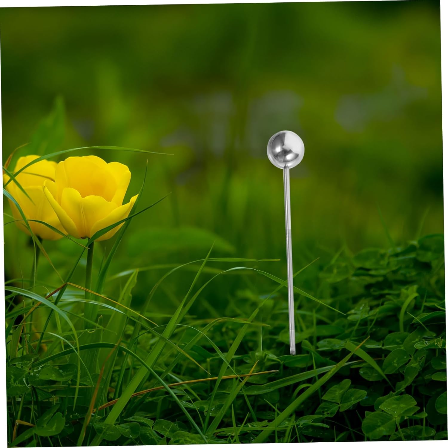 Kisangel 14-Inch Stainless Steel Soil Sample Probe for Indoor Outdoor Plant Soil Testing Handle for Moisture Monitoring Supplies image number 5