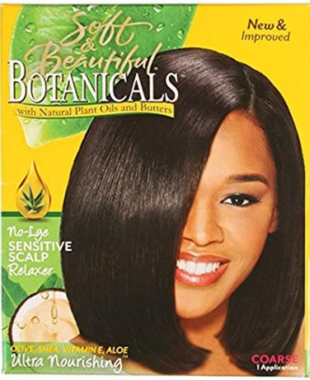 Soft & Beautiful Botanicals No Lye Sensitive Scalp Relaxer Coarse 1 Application image number 2