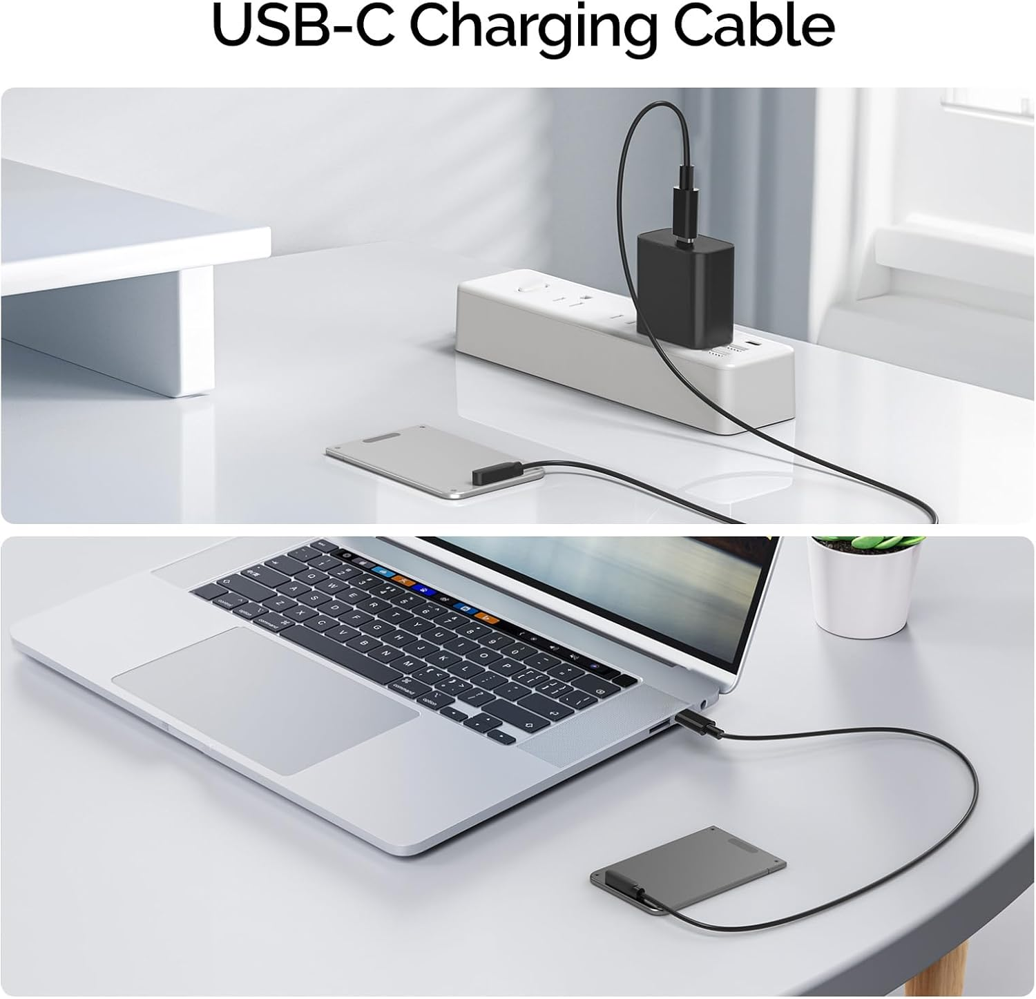 Voice Recorder Accessory Kit Set for PLAUD Note, Includes 2FT Magnetic USB-C Charging Cable and Magnetic Ring, Compatible with PLAUD Note AI Recorder image number 5