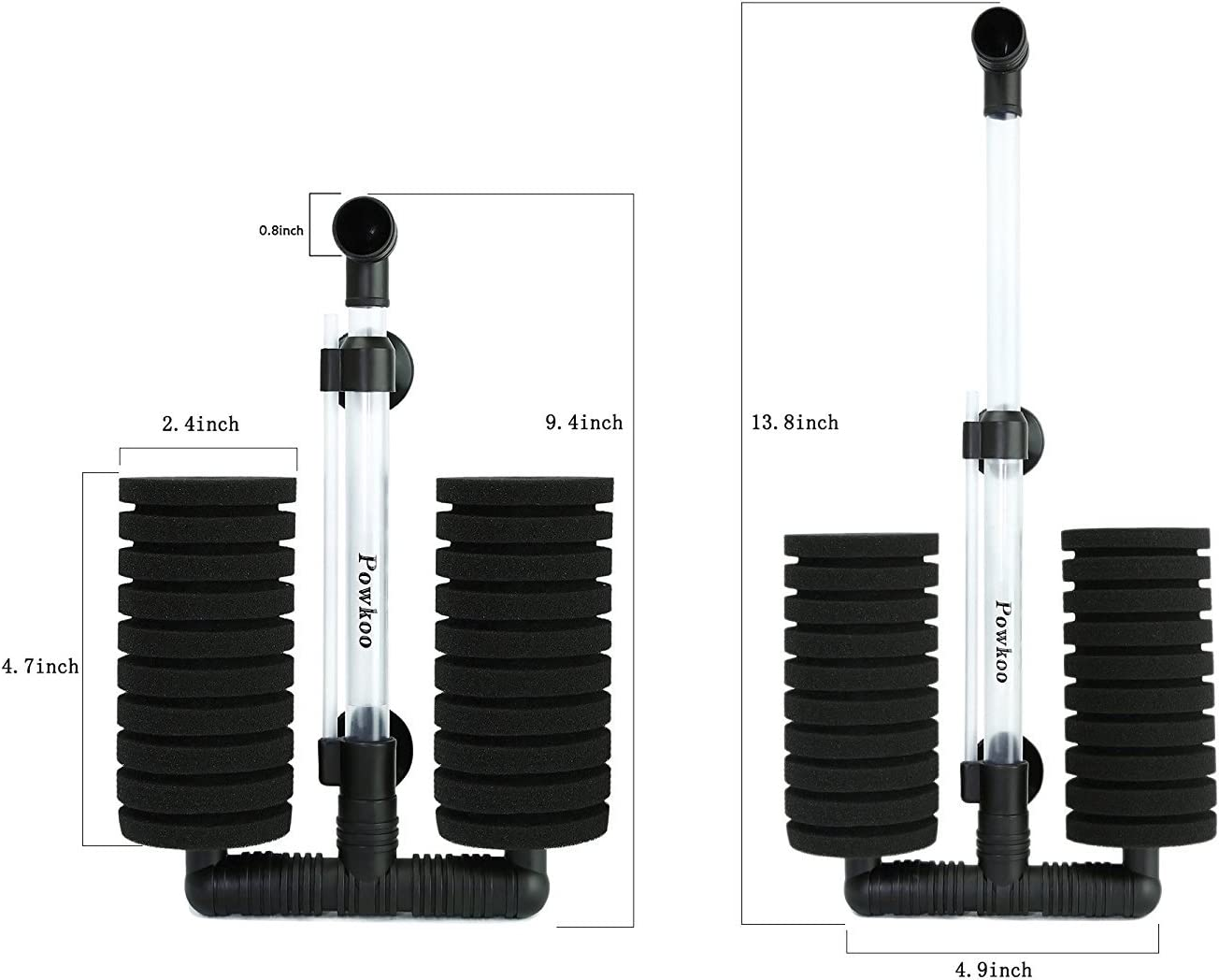 Aquarium Filter Sponge Filter Bio Filter Shrimp Betta Breeding Goldfish Fish Tank image number 5