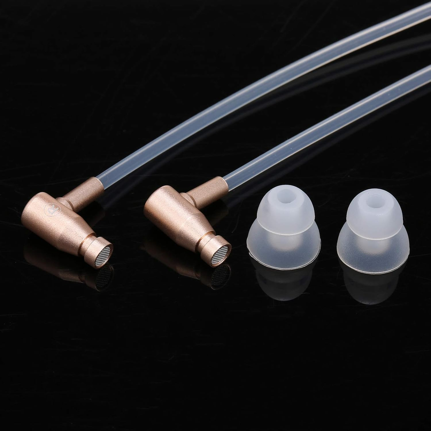 Headset, Eacam Air Tube Anti-Radiation In-Ear Headphones, 3.5Mm Wired Music Headset Radiation Free Earphone Noise Reduction Line Control with Mic image number 5