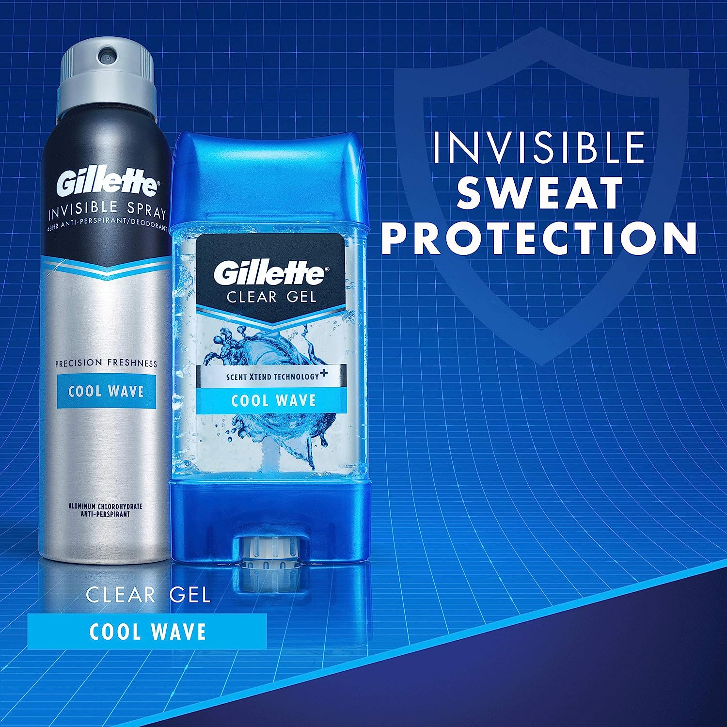Gillette Endurance Clear Gel Cool Wave Anti-Perspirant / Deodorant 4 Ounce (Pack of 3)