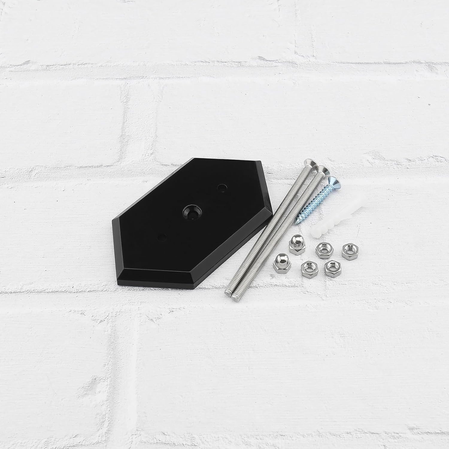 Ecsing 2 Sets Wall Mount Skateboard Hanger Acrylic Skateboard Deck Rack Stand Bracket Floate Effect for Skateboard Deck Display and Storage Black image number 3